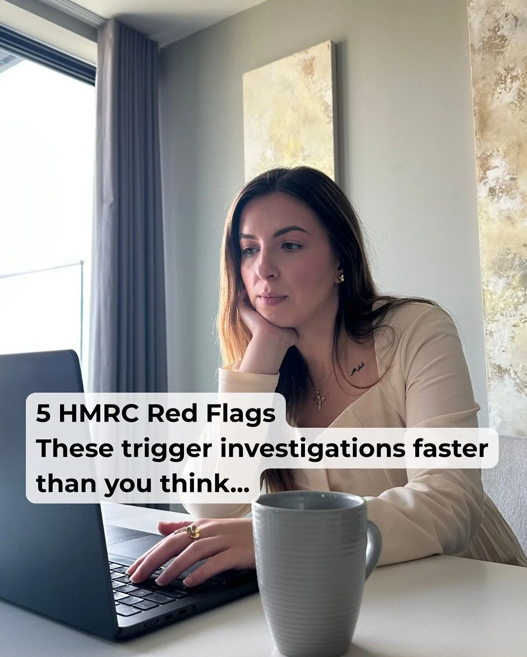These 5 red flags trigger investigations faster than you think! 

The reality? HMRC&rsquo;s algorithms are getting smarter and their social media monitoring team IS watching 

The good news? 

Professional, compliant accounting keeps you completely o