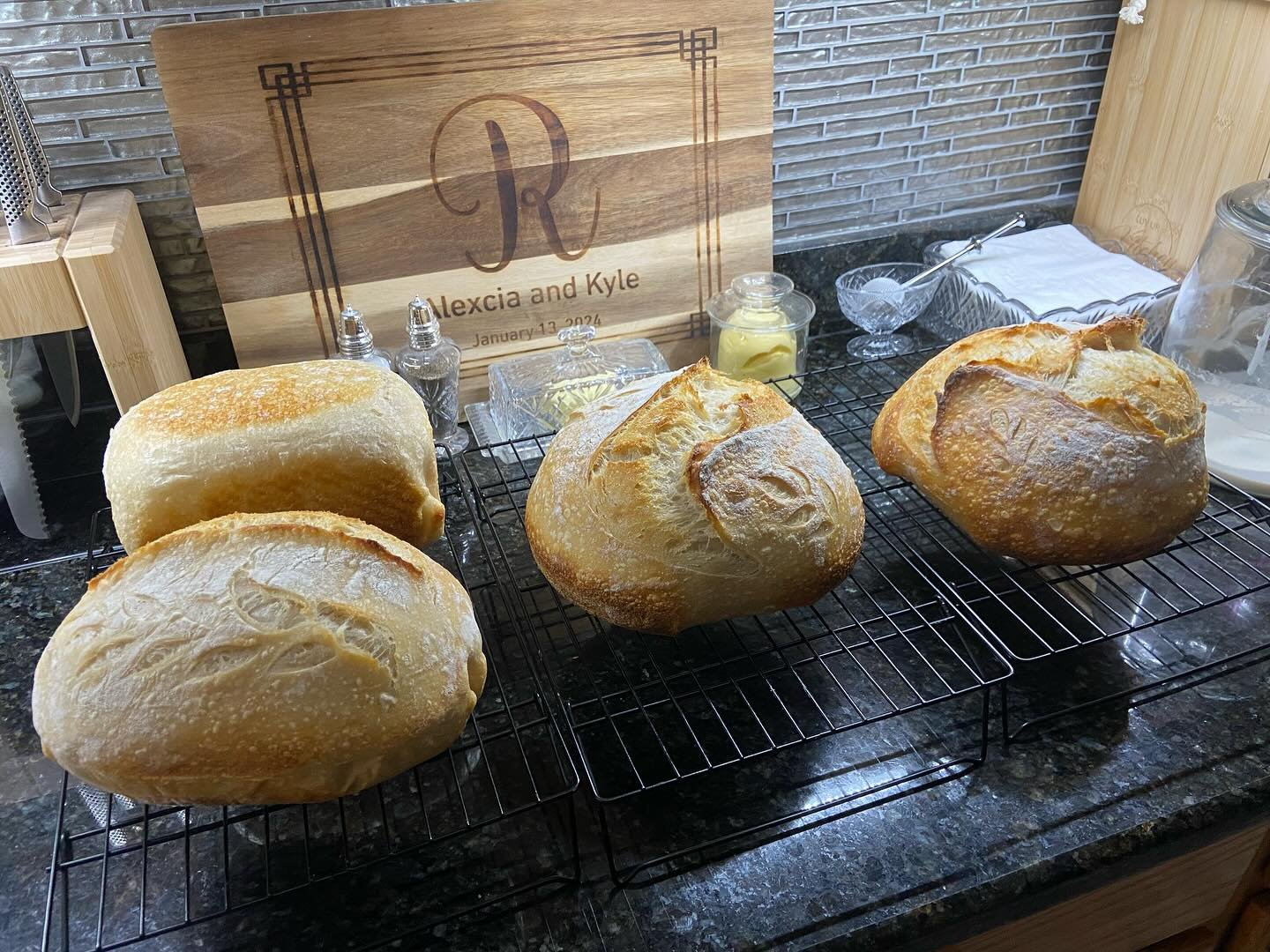 Yesterday&rsquo;s Bakes are Today&rsquo;s treats! #sourdough  #sourdoughbread #sourdoughofinstagram #microbaker #oloaf #sourdoughlove #sourdoughloaves