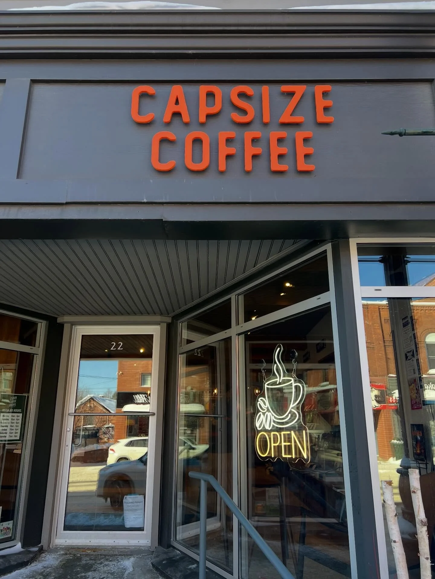Friday Find✨
This week&rsquo;s Friday Find is @capsize.coffee 
in Bracebridge, Muskoka. From the moment you walk in, it just feels right&hellip; great coffee, a welcoming atmosphere, and a space that invites you to slow down and stay awhile. It&rsquo
