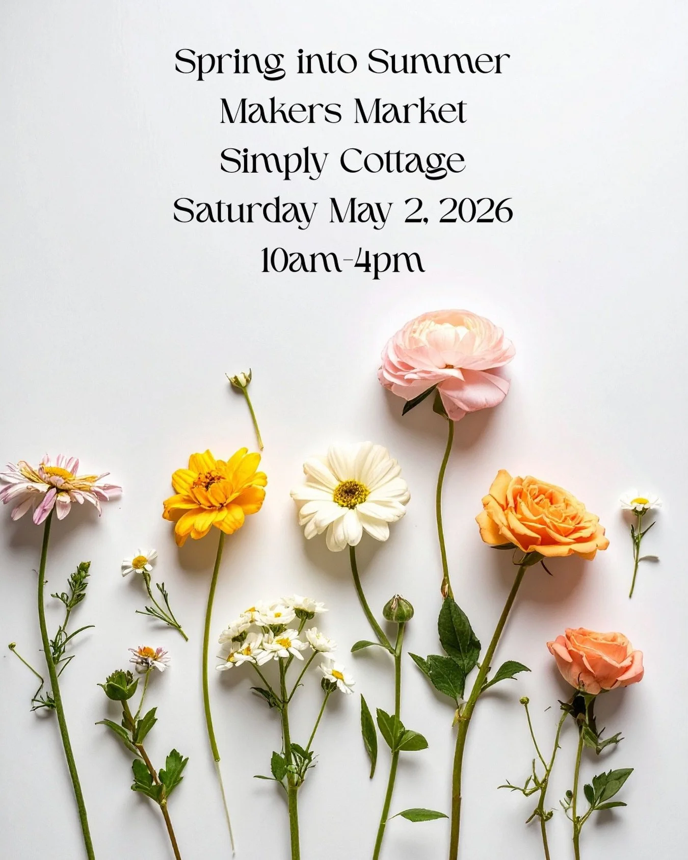 #TheFridayFind this week is the Spring into Summer Makers Market. 

🗓 Saturday, May 2, 2026 ⏰ 10:00 AM &ndash; 4:00 PM 📍 Simply Cottage, 339 Ecclestone Drive, Bracebridge

Featuring 10 local artisans, explore a curated selection of handmade goods, 