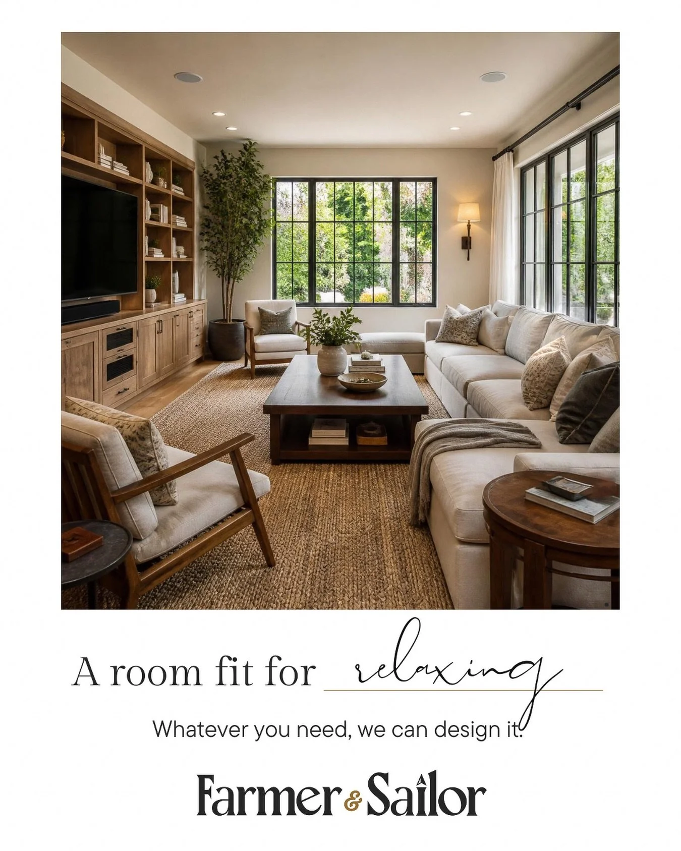 The best spaces don&rsquo;t just look beautiful they make you feel at home. From layered textures and warm wood tones to thoughtful furniture placement and natural light, every detail in this room was designed to create a space that&rsquo;s equal par