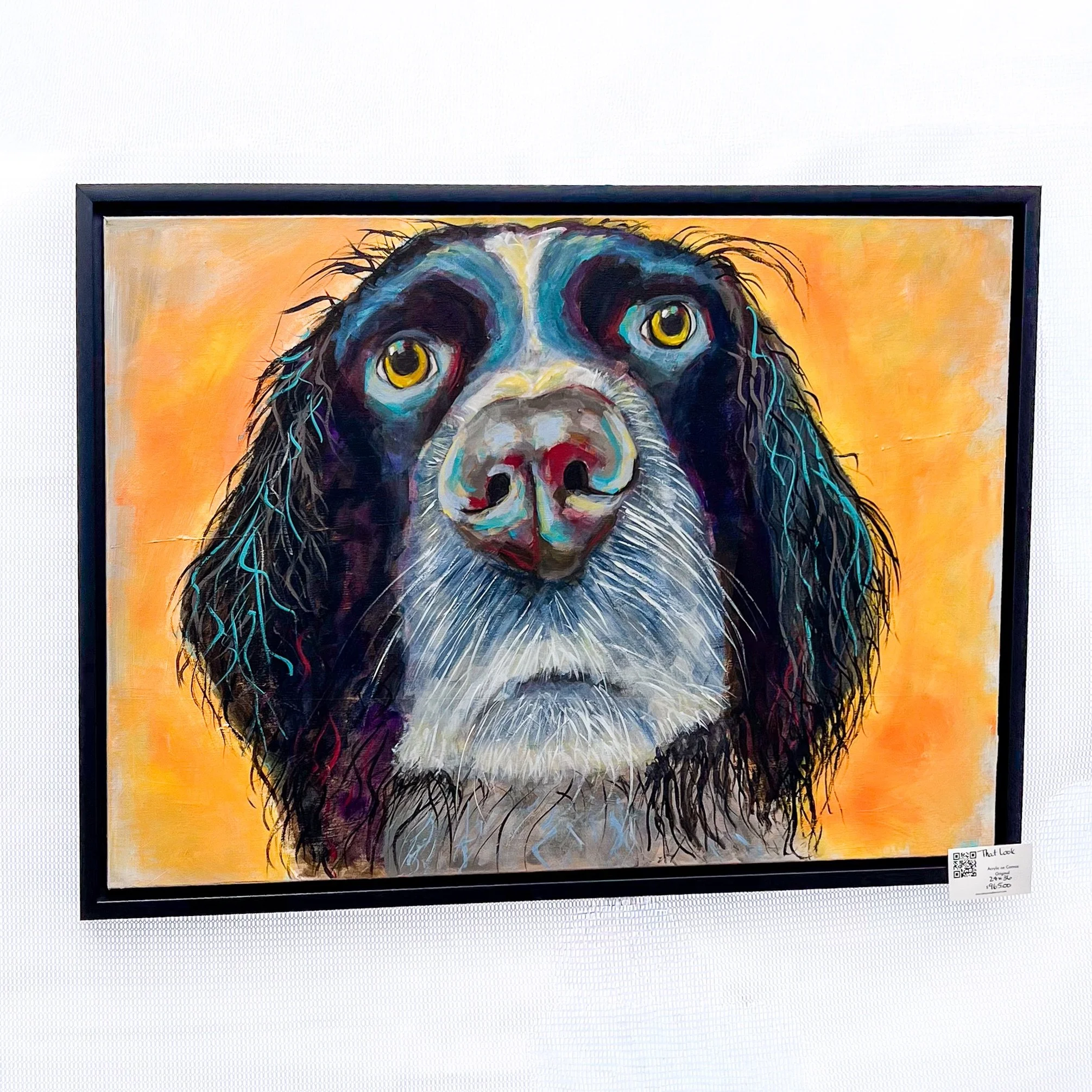 ✨ #TheFridayFind
This week&rsquo;s Friday Find is the captivating work of Anna Novakovic.
We first discovered Anna&rsquo;s art at the Muskoka Arts &amp; Crafts Summer Show, and this painting immediately stopped us in our tracks. Those expressive eyes