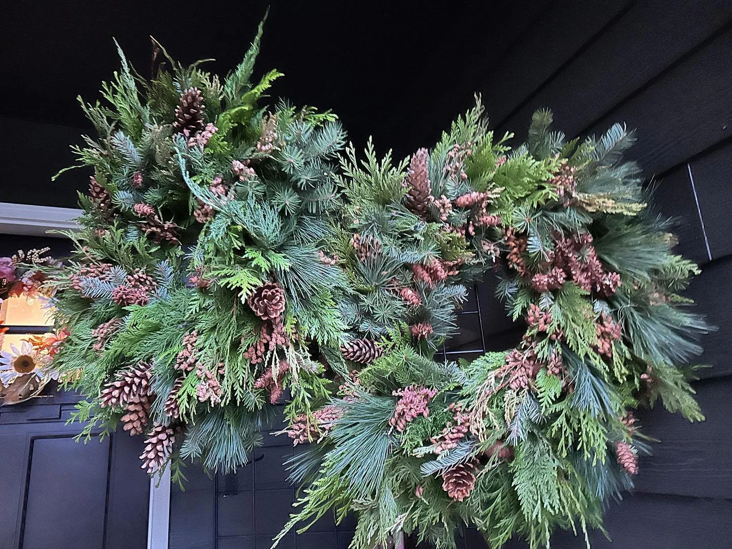 Christmas wreath making class
