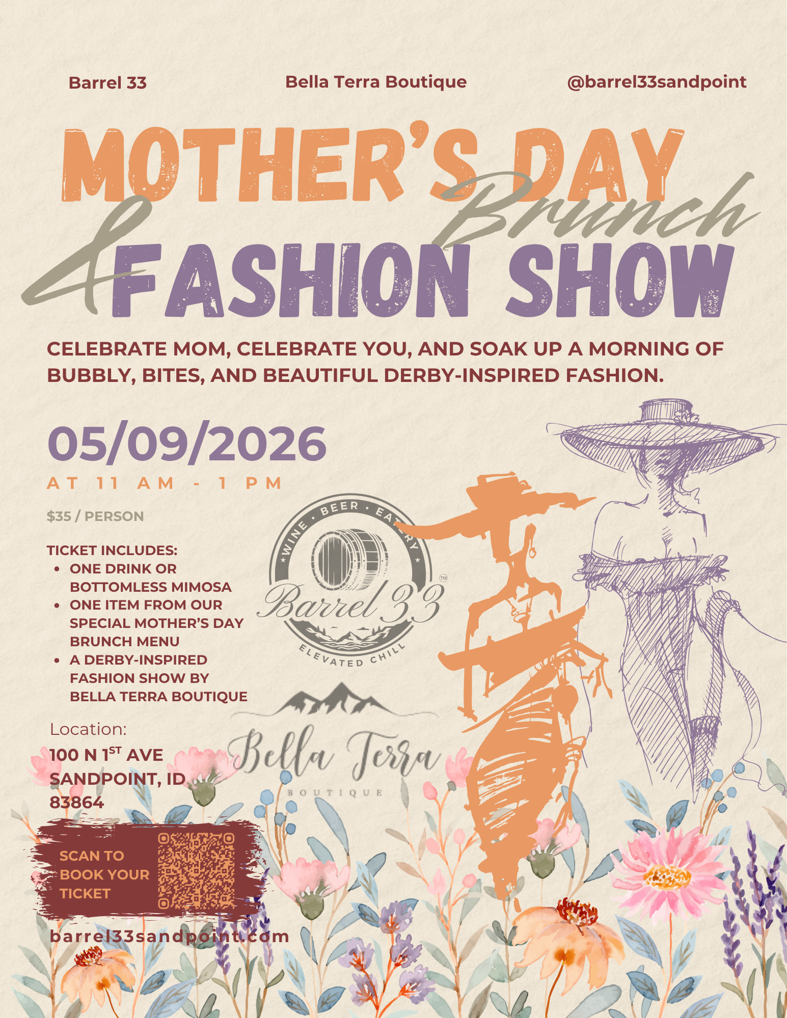 Mother’s Day brunch &amp; fashion show