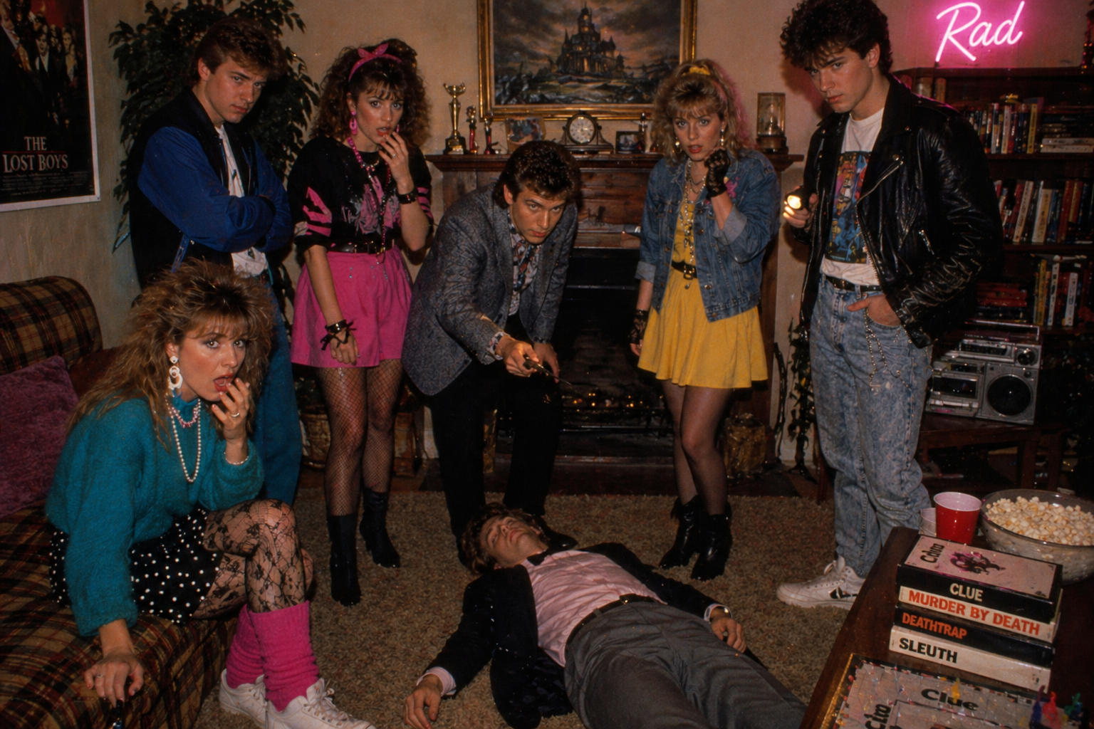 murder mystery night - 1980s
