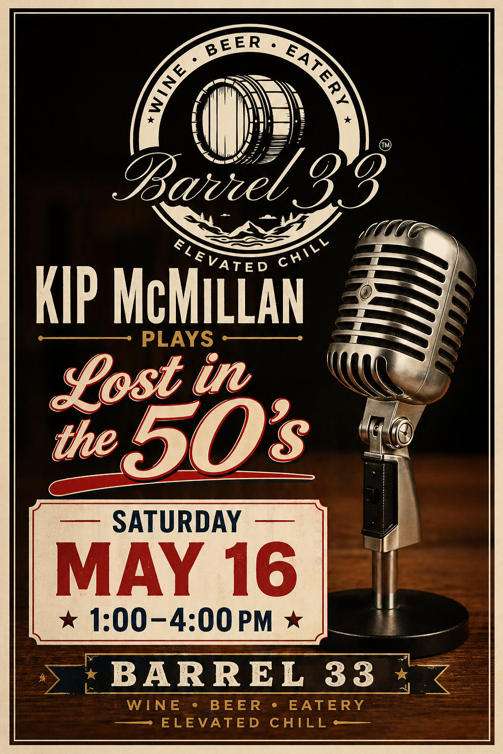 Live Music with kip Mcmillan