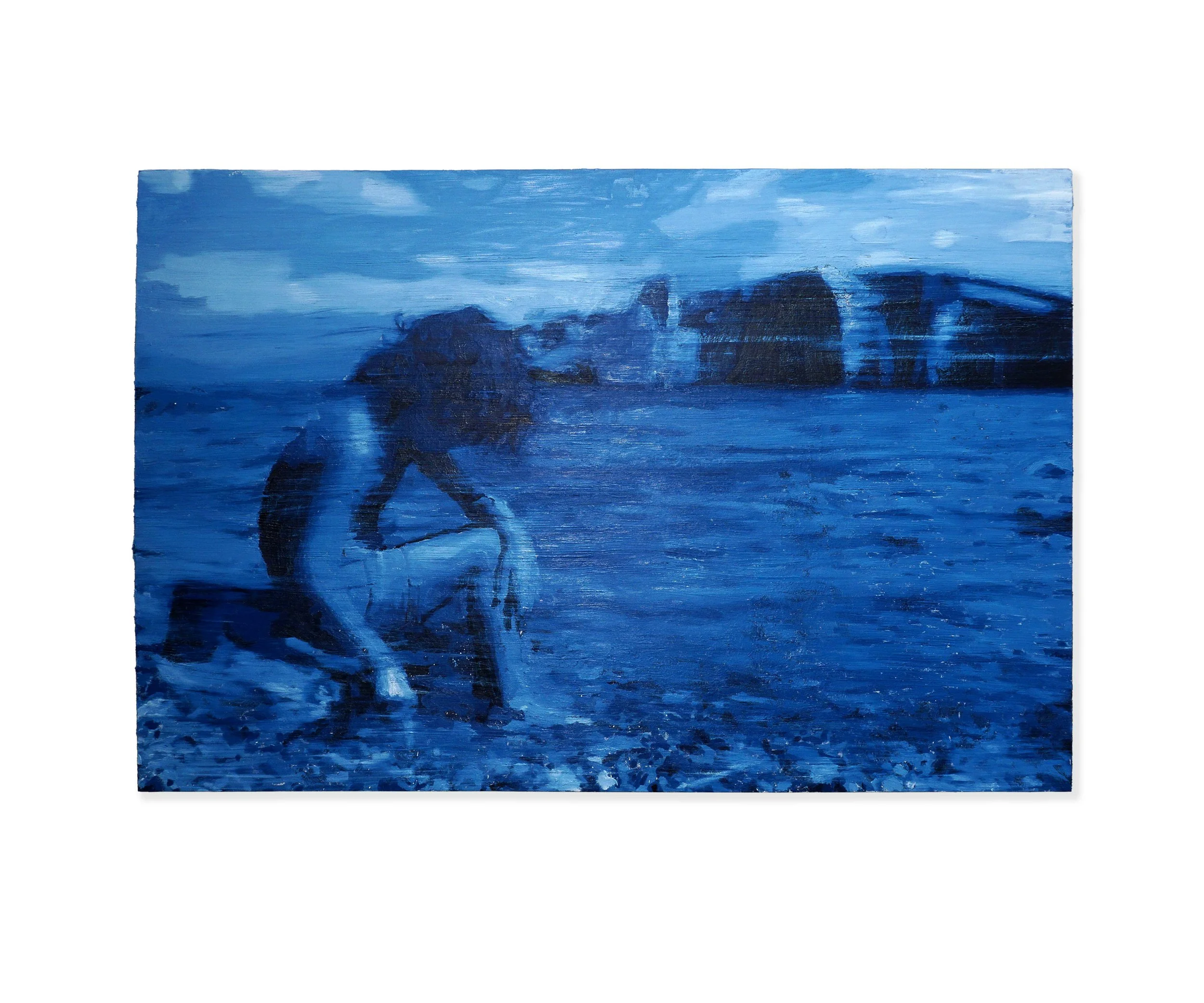 Resti. Olio su tela, 100 x 150 cm