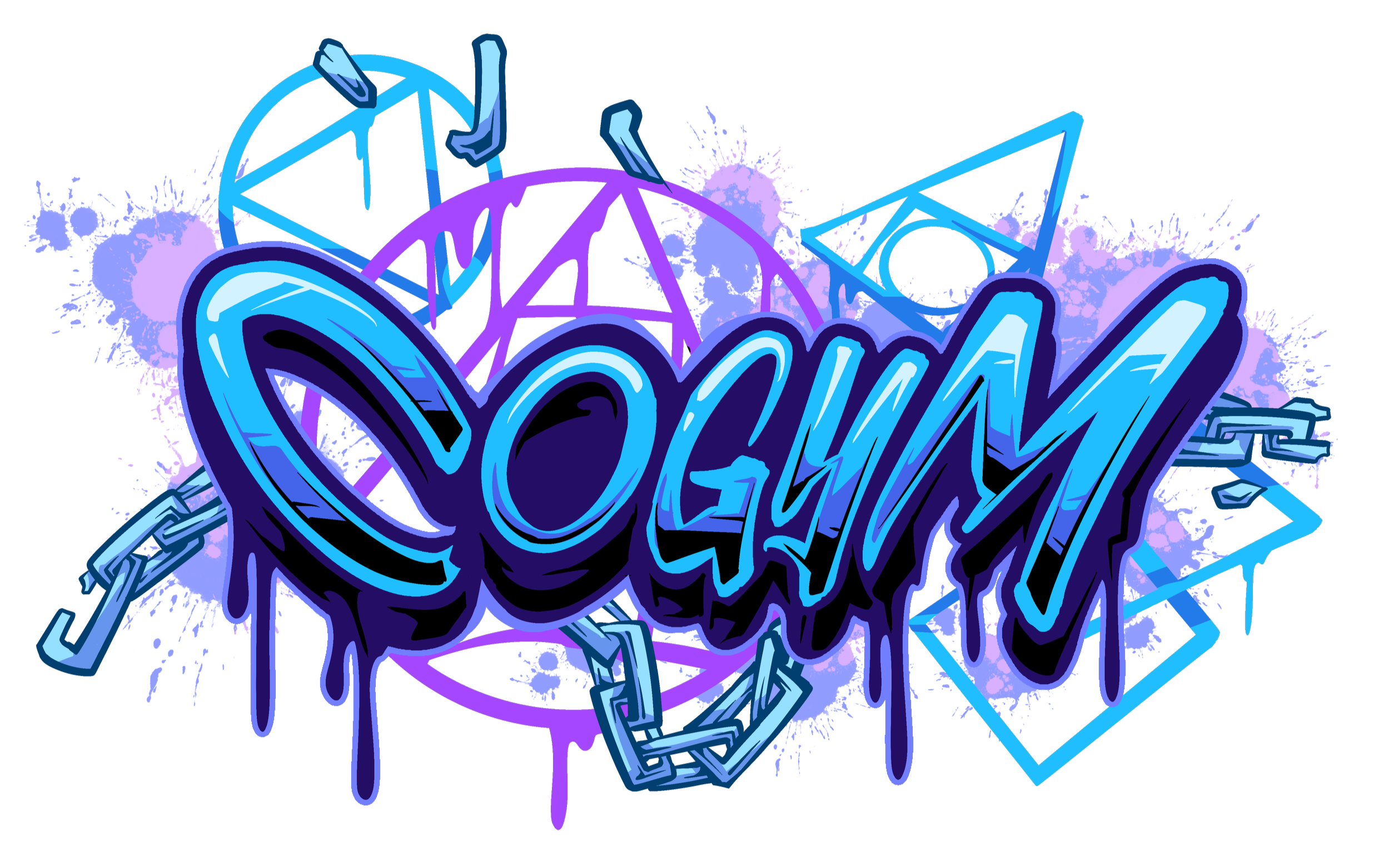 CoGym graffiti-style logo art