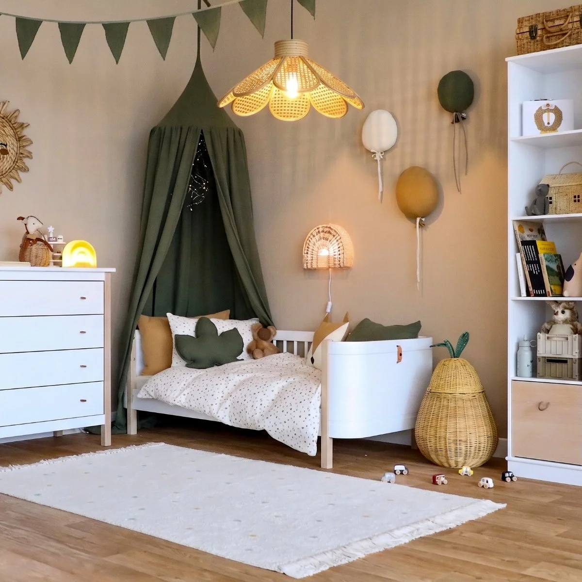 Kinderzimmer planen mit Zonen für Schlafen, Spielen und Aufbewahrung