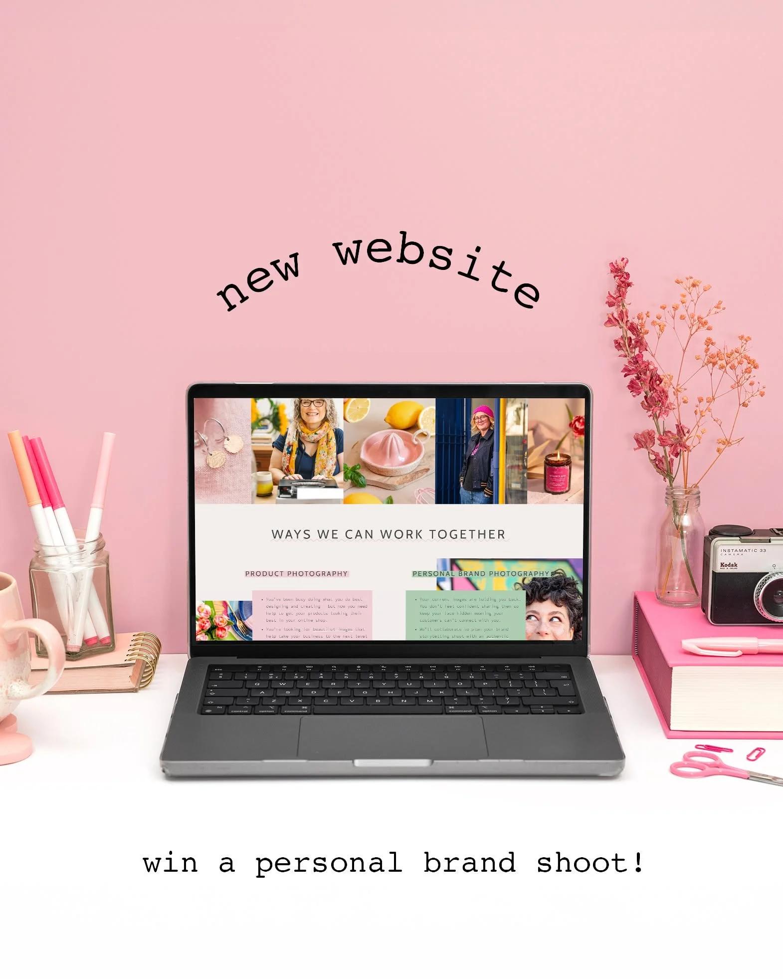 To celebrate the launch of my new website, I'm giving away a brand storytelling shoot package worth &pound;480 🥳

On my new website you'll find my brand photography portfolio and packages, lots of FAQ sections to help clarify the booking and shoot p