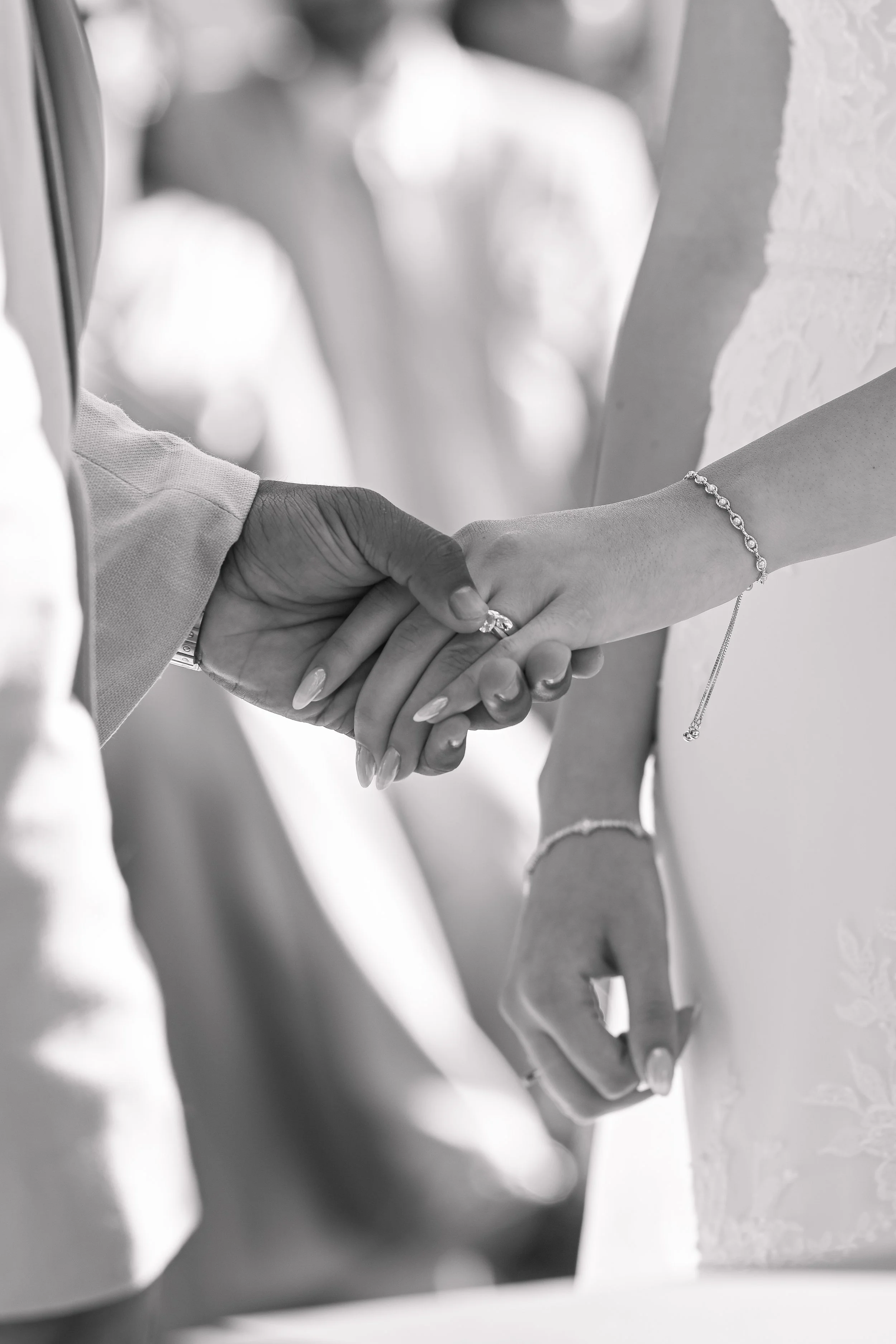 Detail shot during wedding ceremony | Hacienda wedding venue 