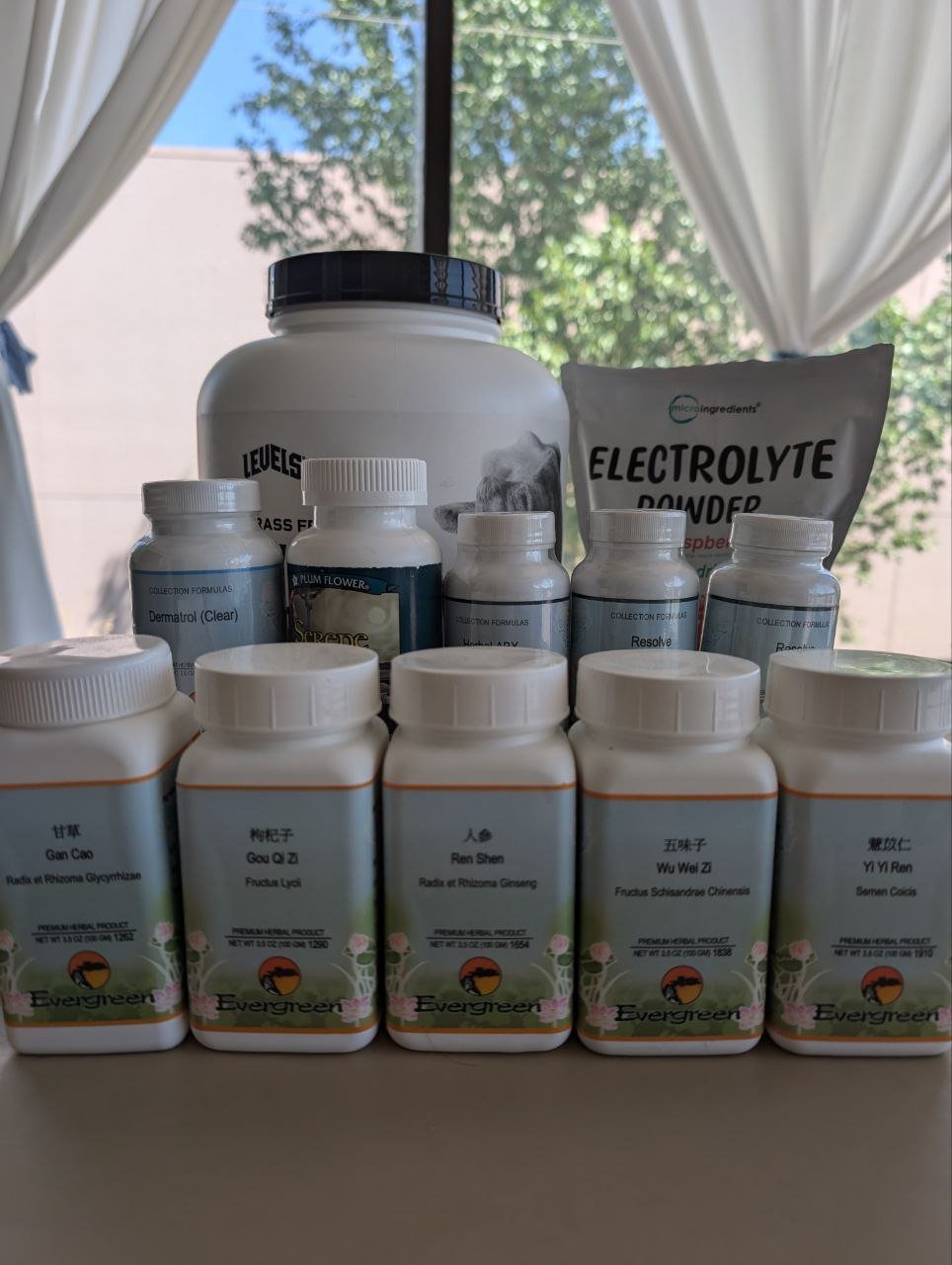 Chinese herbal formulas and supplements