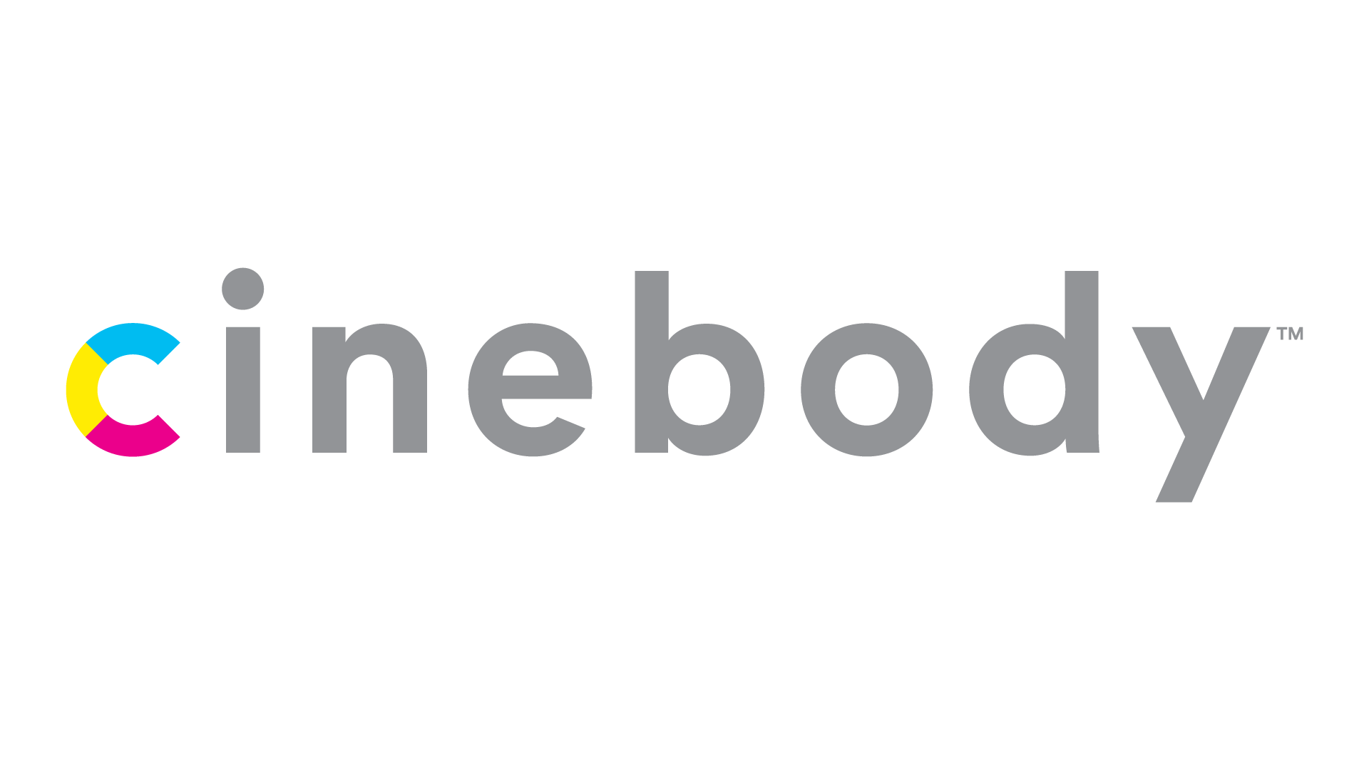 Cinebody logo with the letter C in multicolor and the word 'cinebody' in gray text.