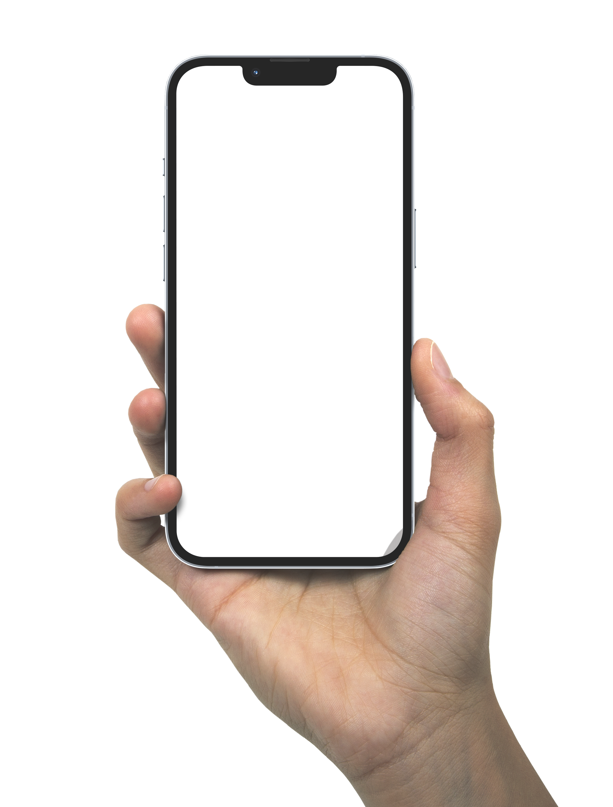Hand holding a smartphone with a yellow screen, against a black background.