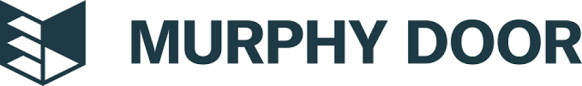 Murphy Door logo with a stylized door design and the company name