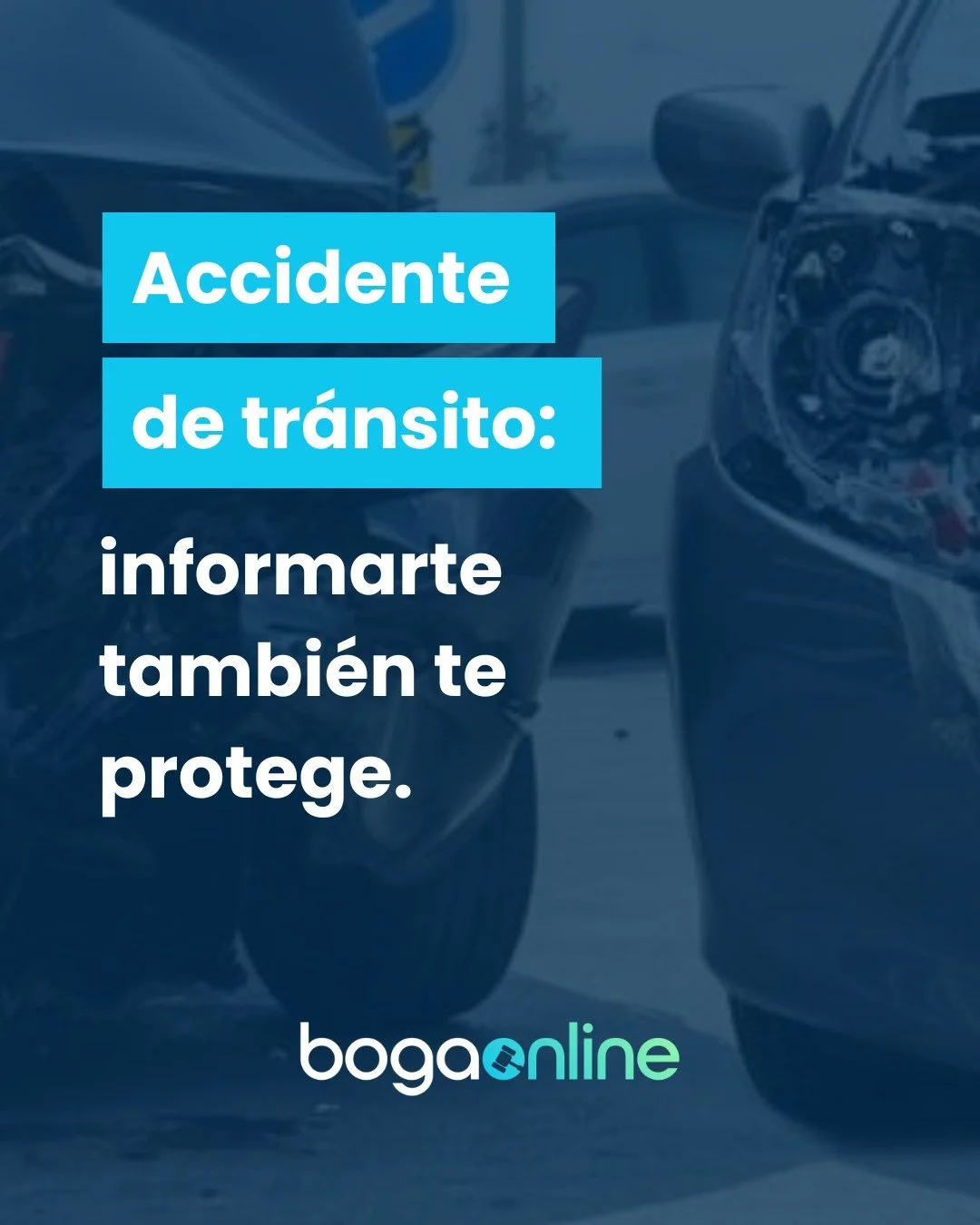 Despu&eacute;s de un accidente, no todo depende del seguro. Si sufriste da&ntilde;os, pod&eacute;s reclamar una compensaci&oacute;n.

En BogaOnline te guiamos paso a paso, sin moverte de tu casa.