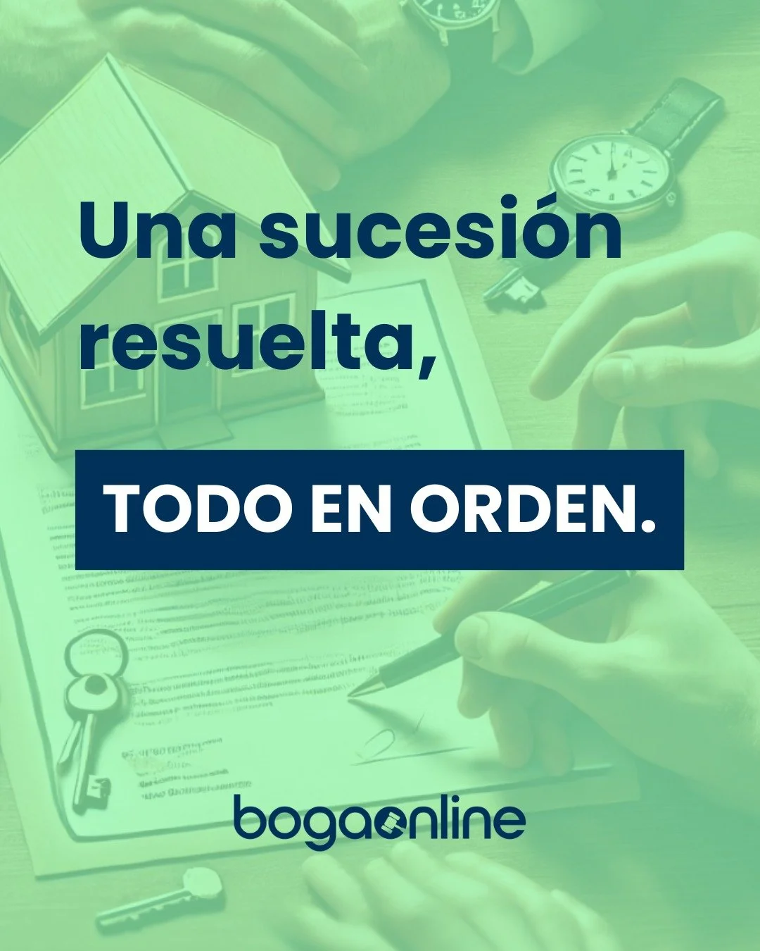 Una herencia sin sucesi&oacute;n puede generar bloqueos legales y decisiones frenadas. Resolverla permite avanzar con tranquilidad.
En BogaOnline lo hacemos simple y online.