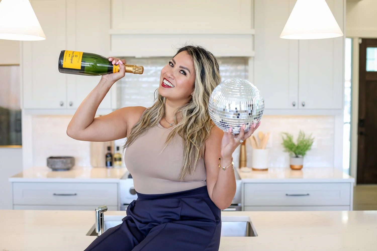 celebration of home sale with calgary realtor
