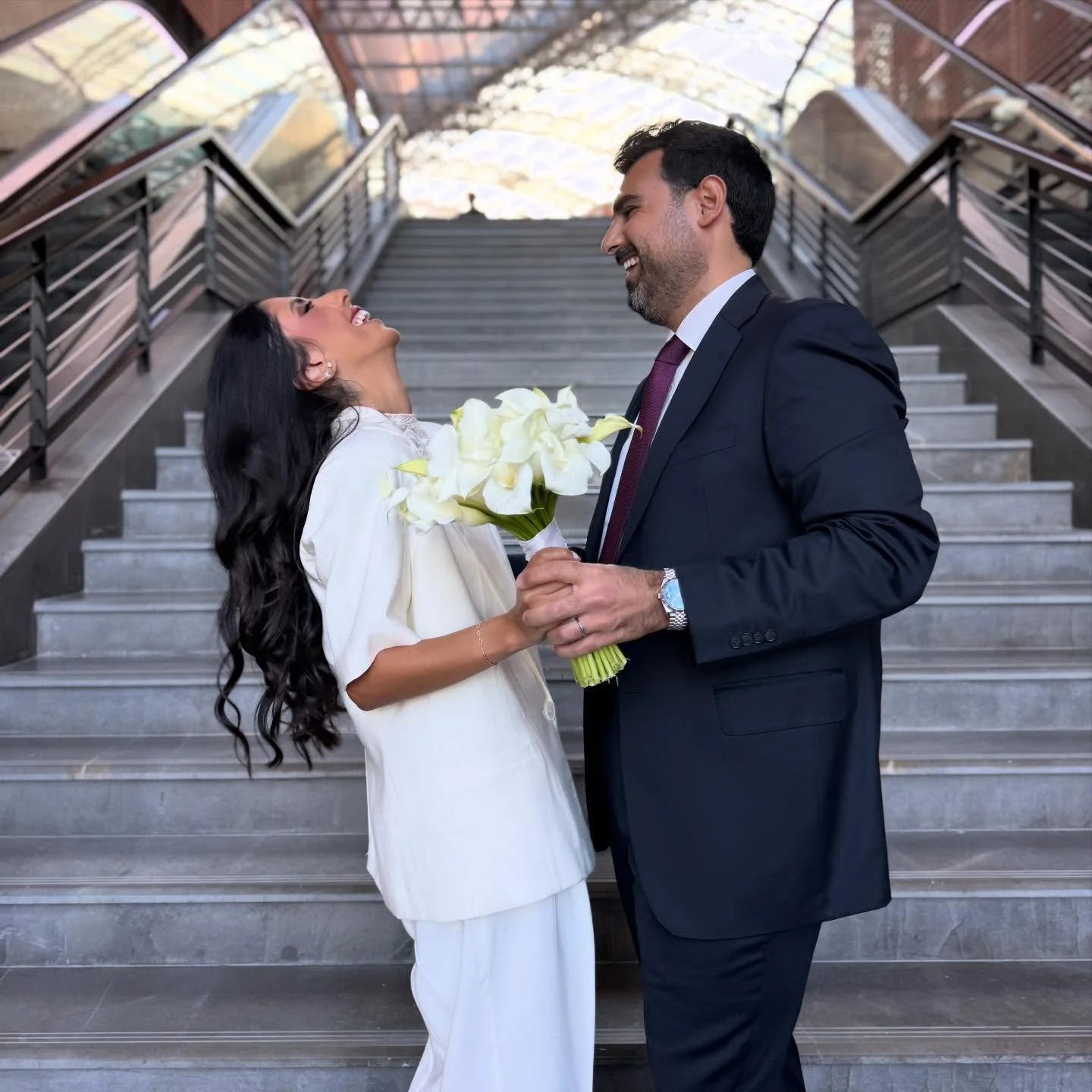 C+S saying &lsquo;I do&rsquo; to forever in a simple courthouse wedding with family 🤍