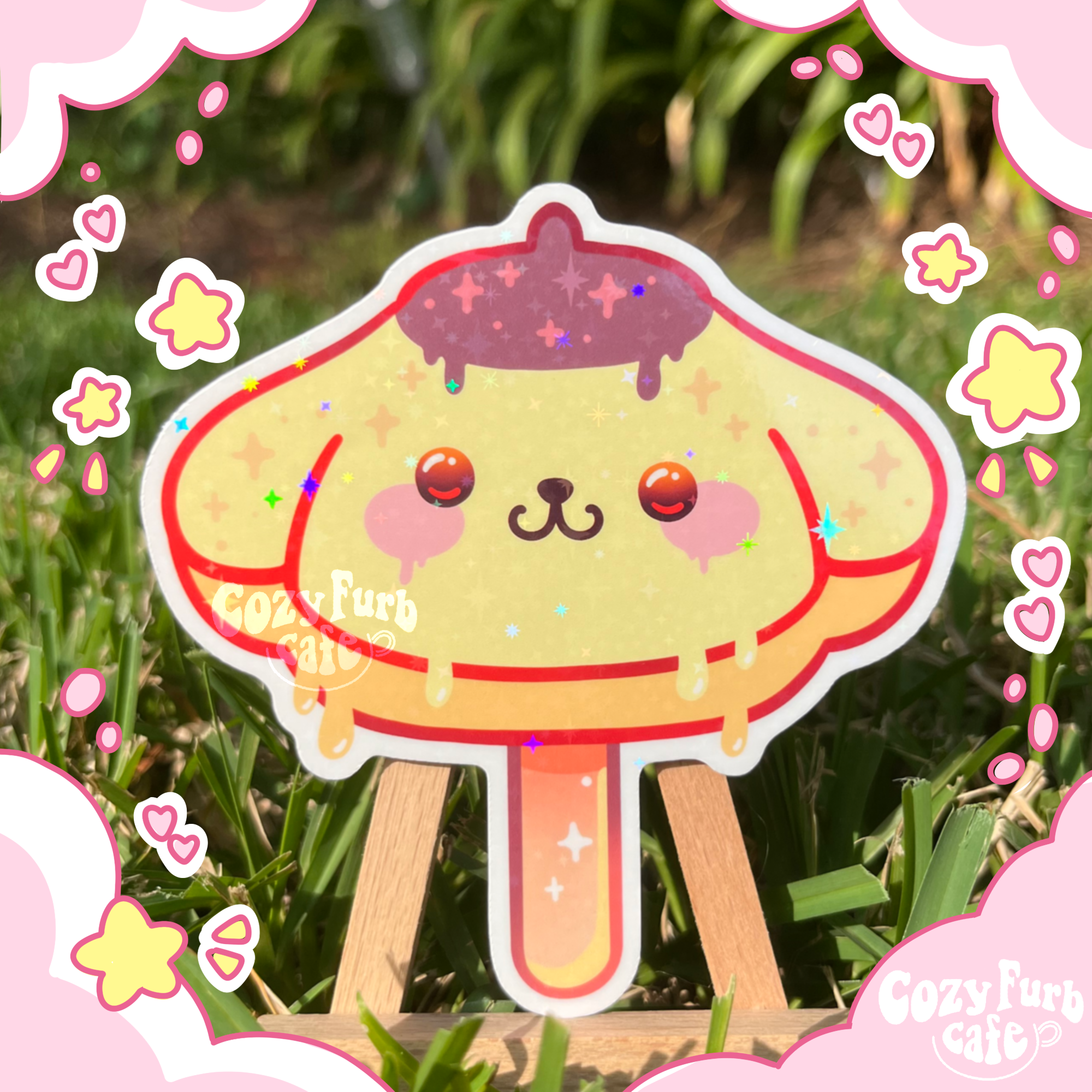 Dog Popsicle Sticker