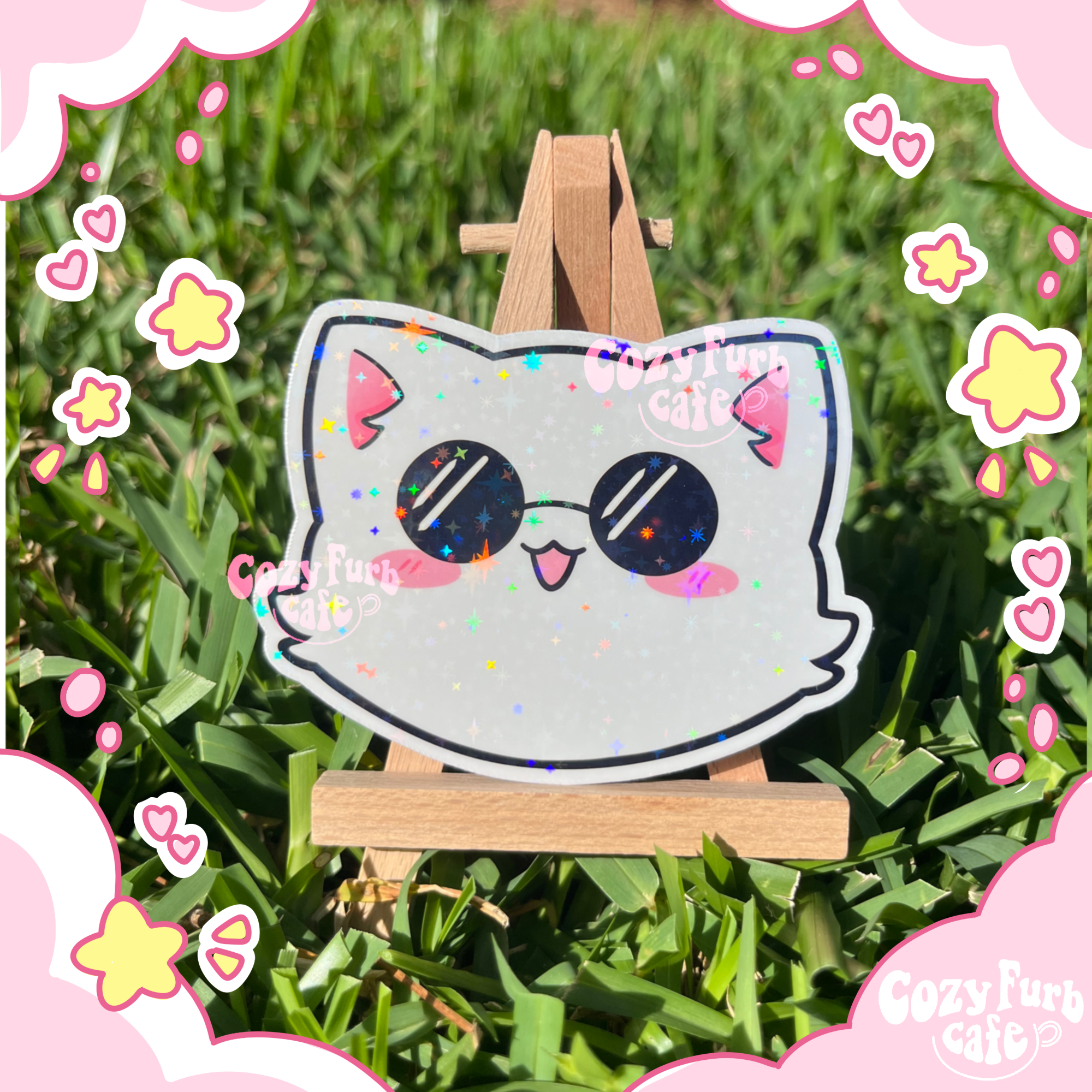 Go joe Kitty Sticker