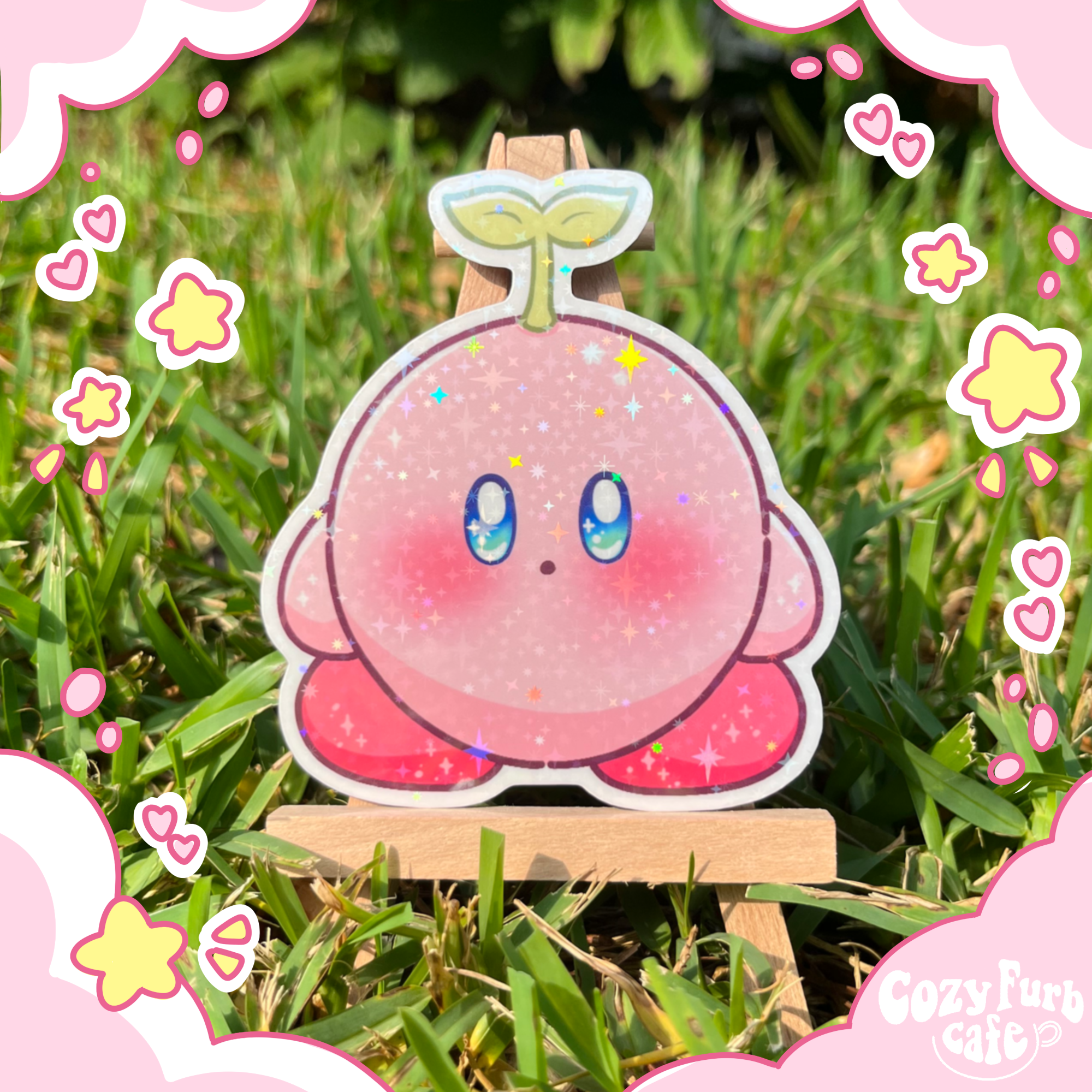 Kirbo Sprout Sticker