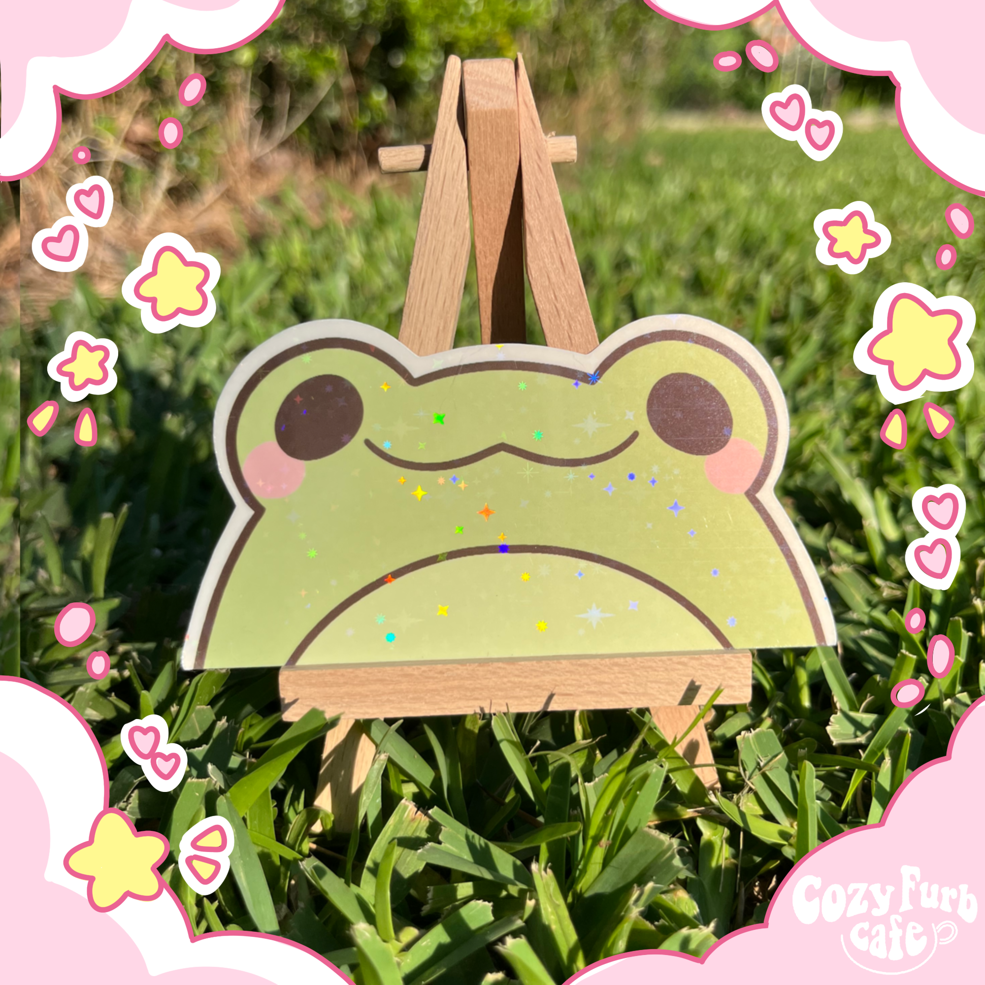Squishy Frog Sticker