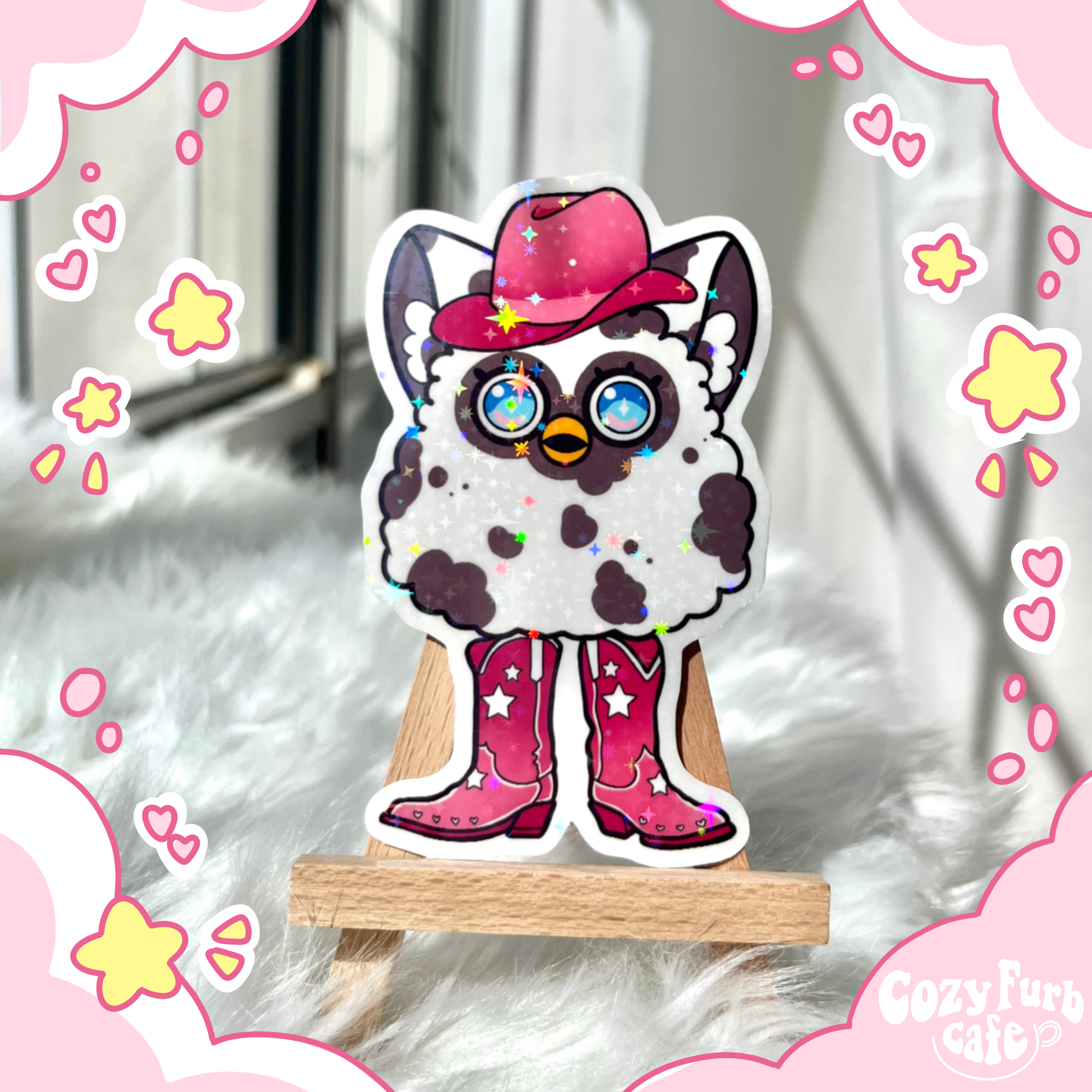 Furb Cowboy Sticker