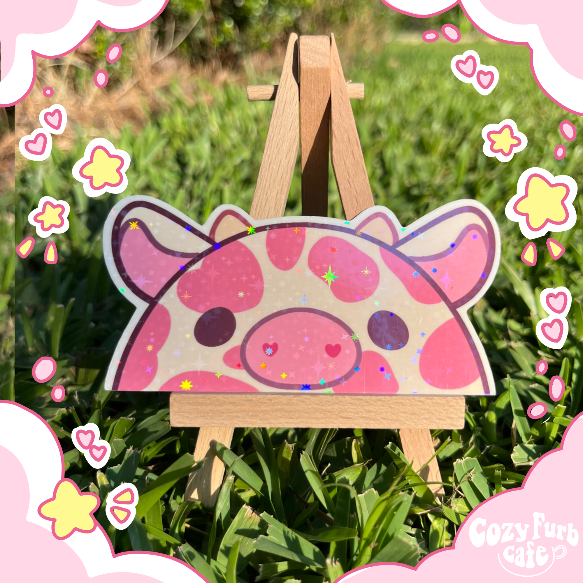 Squishy Cow Spotted Sticker