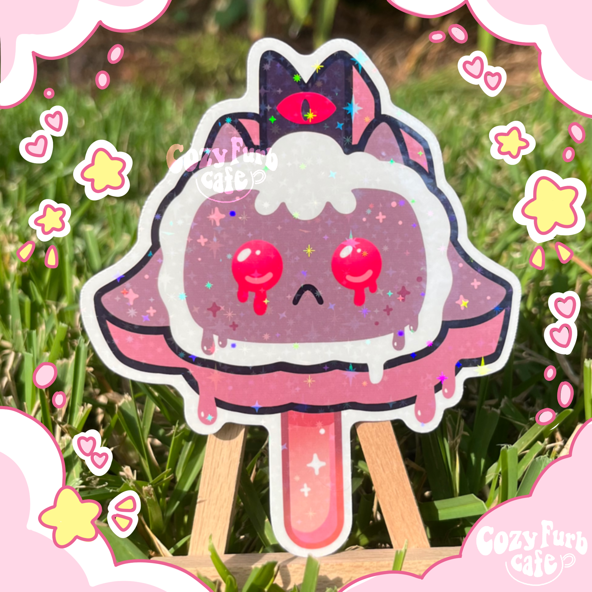 Lamb Popsicle Sticker