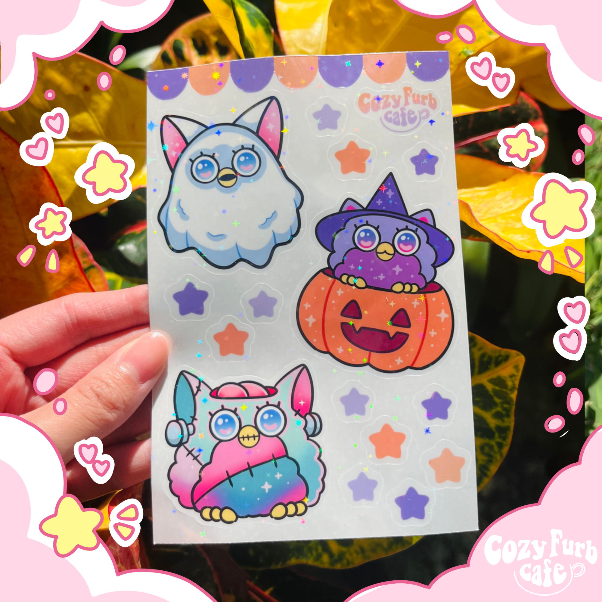 Halloween Furb Sticker Sheet