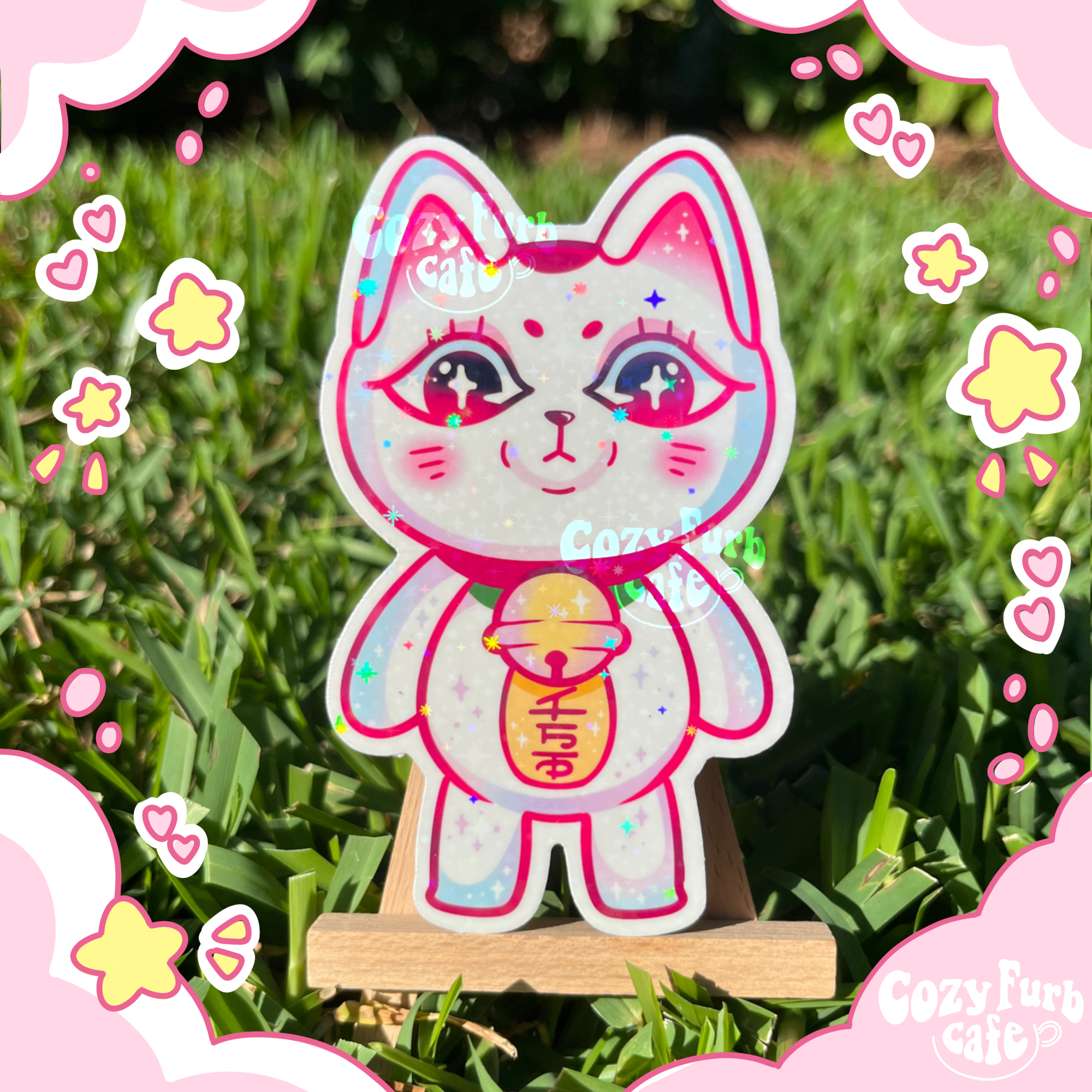 Lucky Cat Sticker