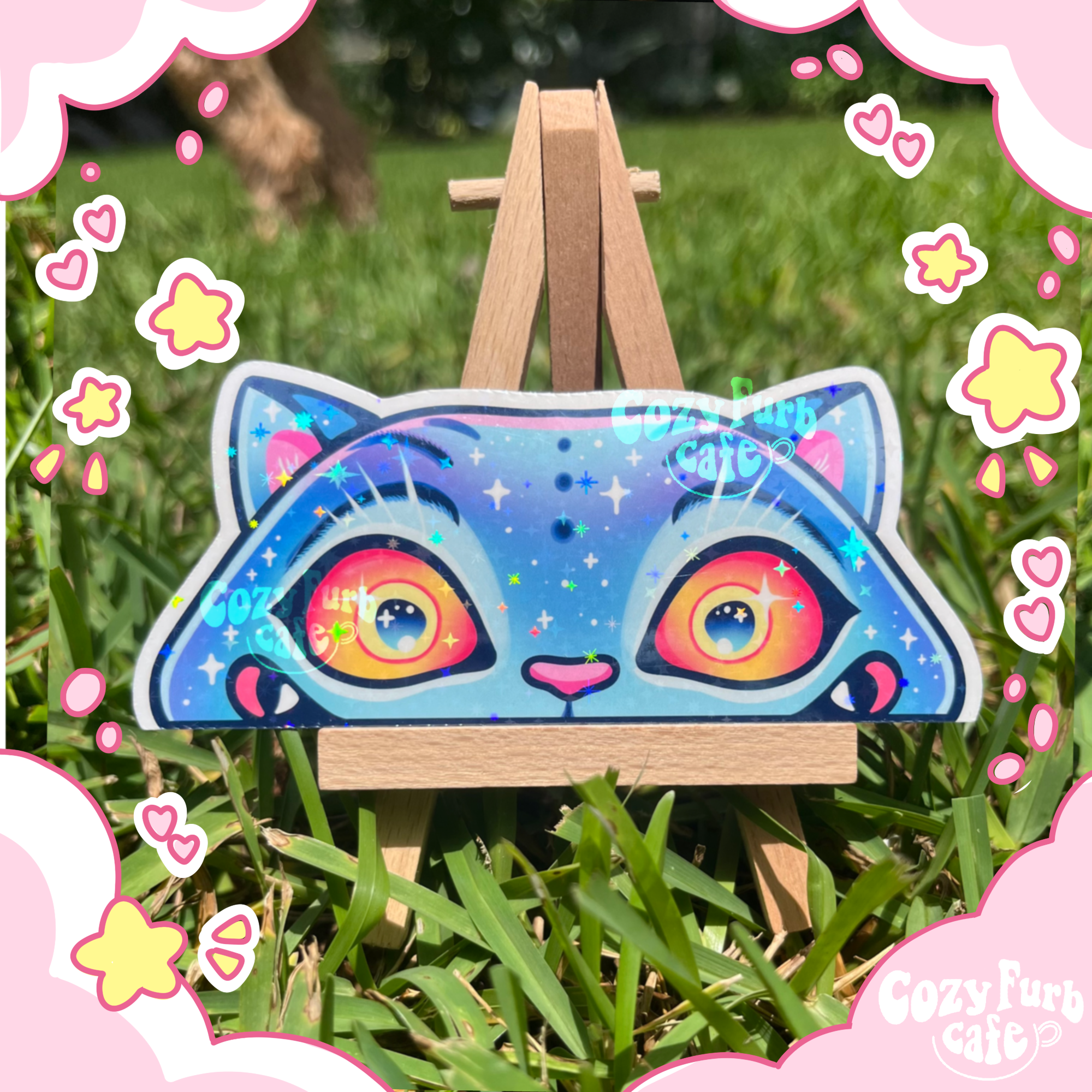 Tiger Peeker Sticker