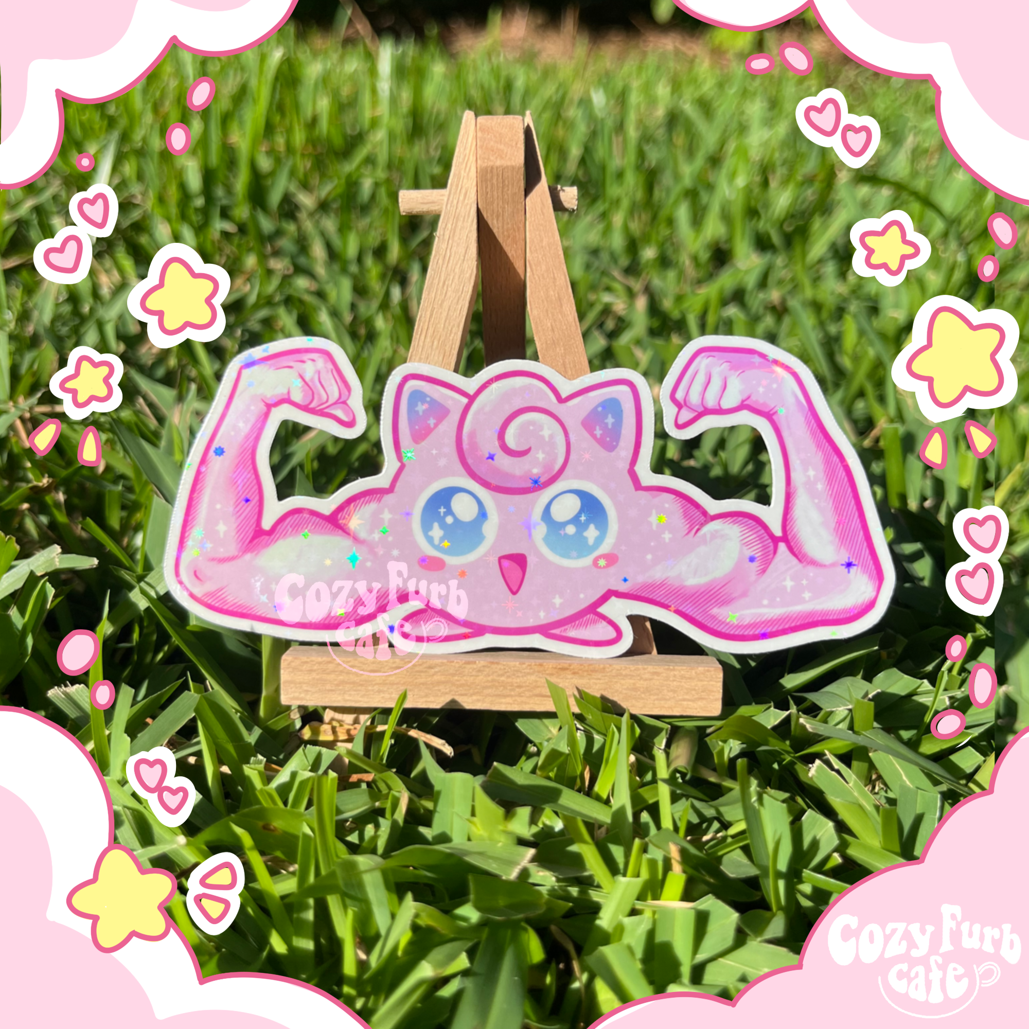 Jigglee Buff Sticker