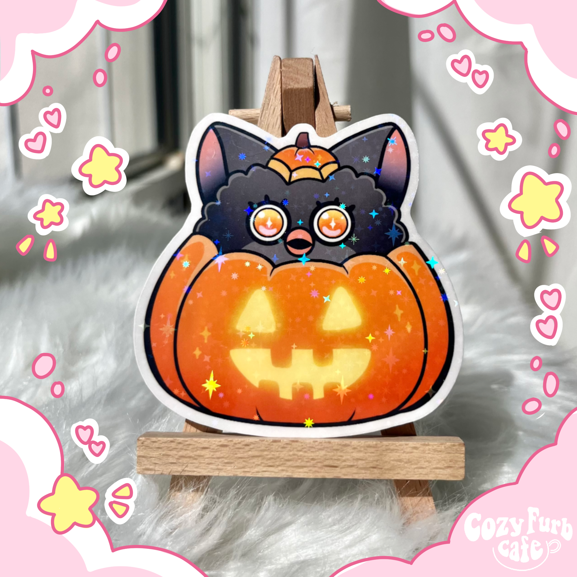 Furb Pumpkin Sticker