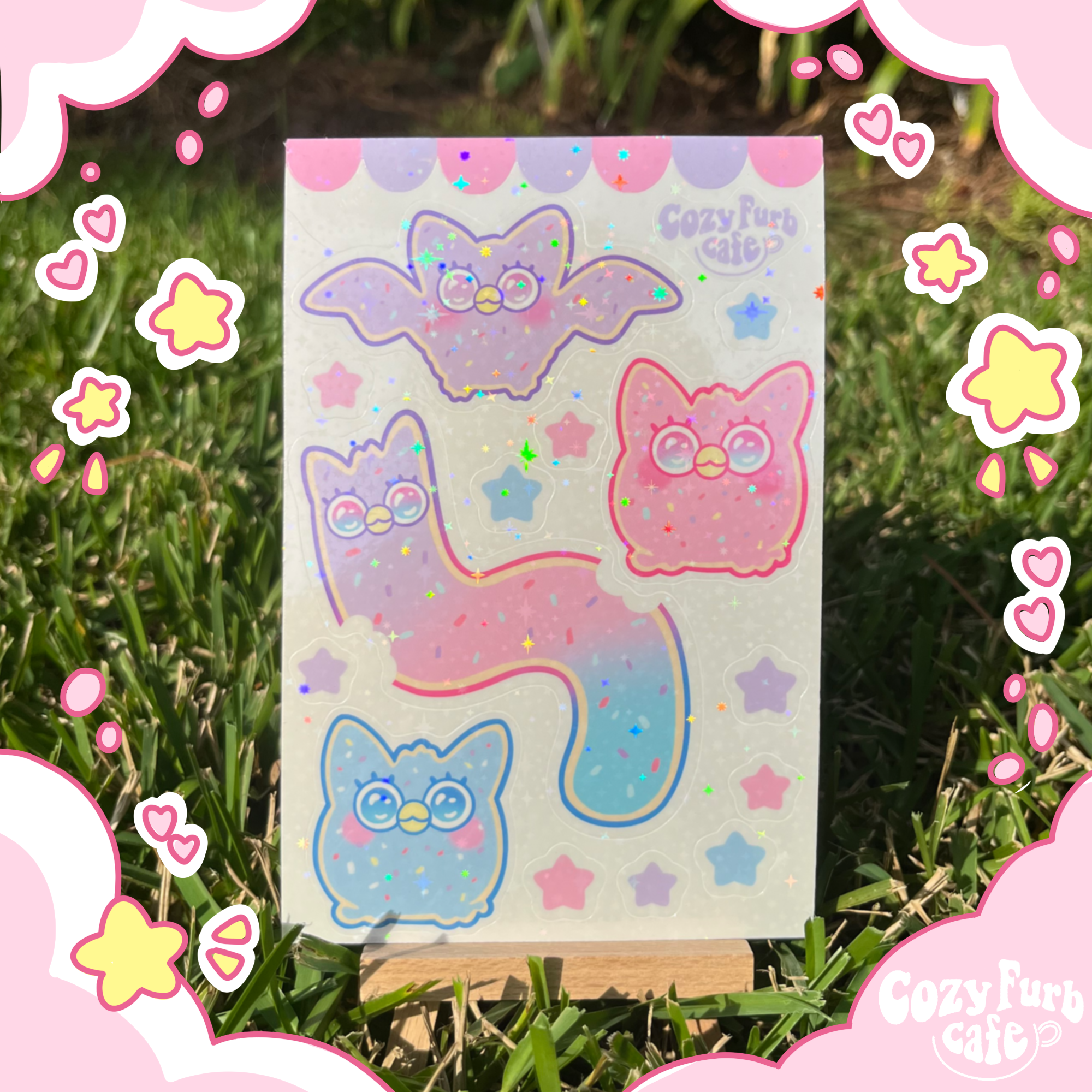Frosted Furb Sticker Sheet