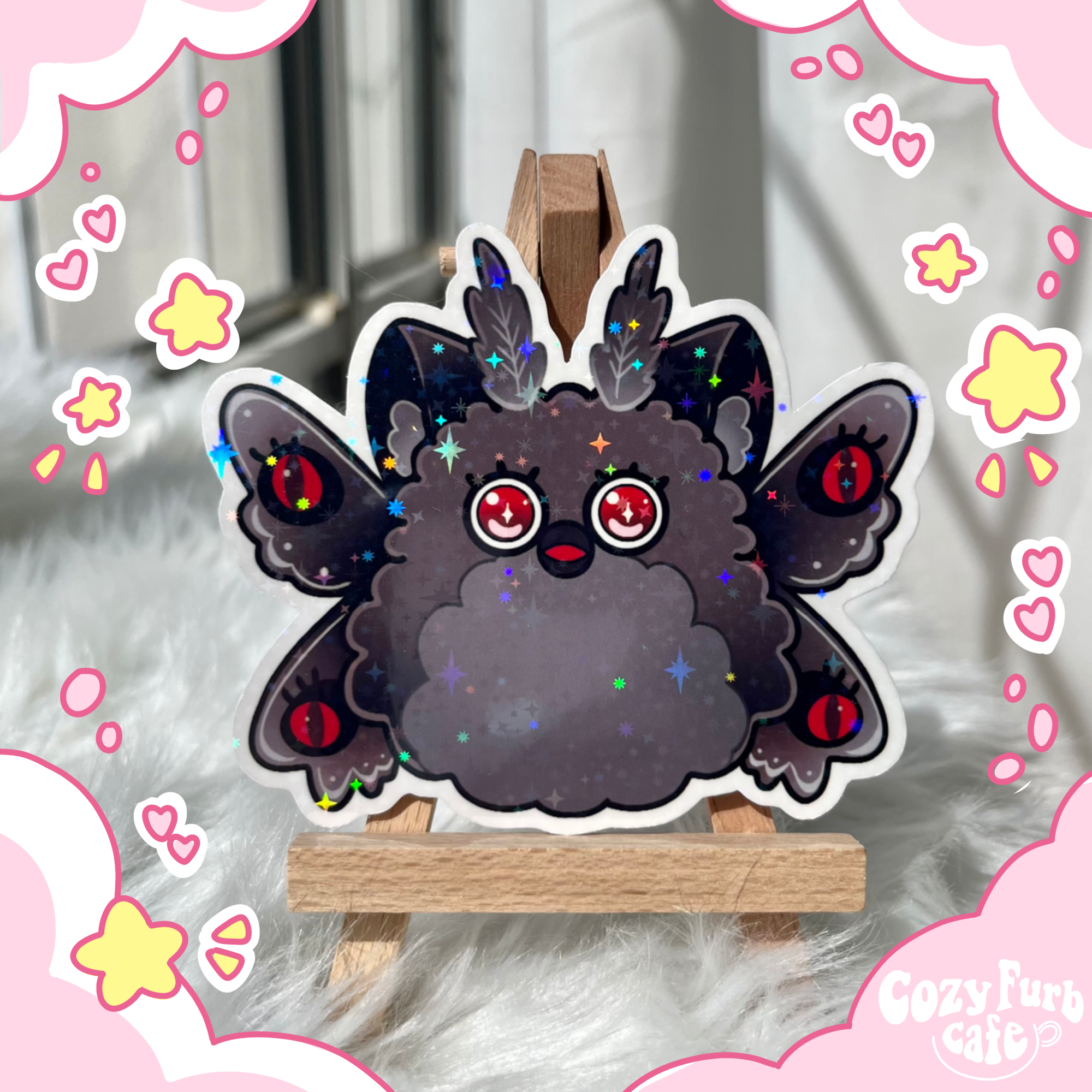 Furb Moth Sticker