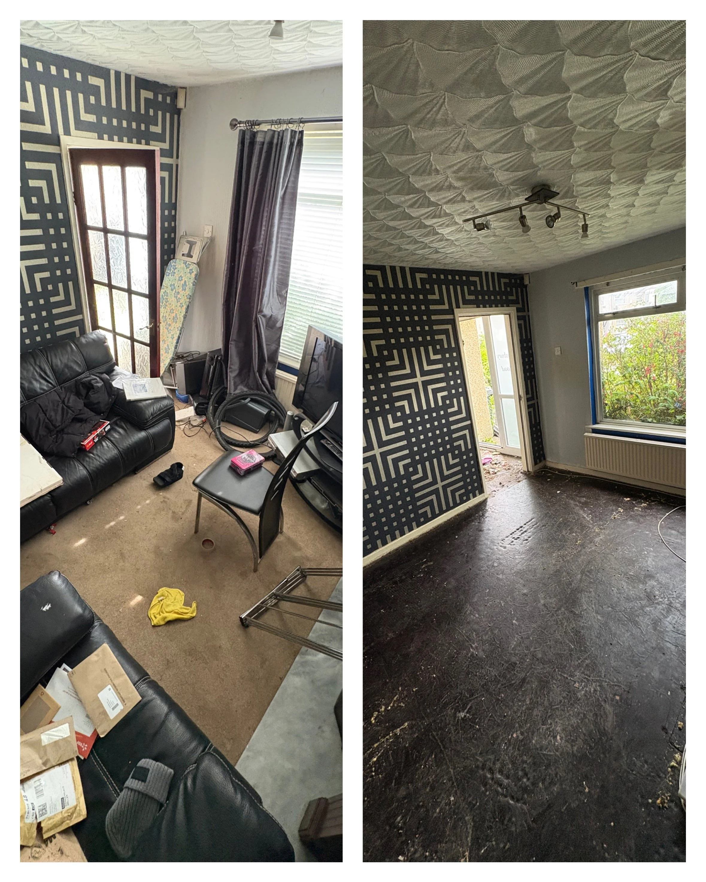 Living room rip out in Liverpool