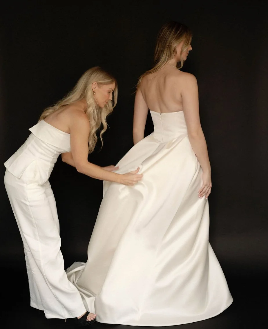 Couture-level craftsmanship and timeless artistry ~ explore exclusive custom styles through our bespoke designer partnerships. Let our stylists walk you through the possibilities you&rsquo;ve dreamt of and those you&rsquo;ve yet to imagine. 

Reserve