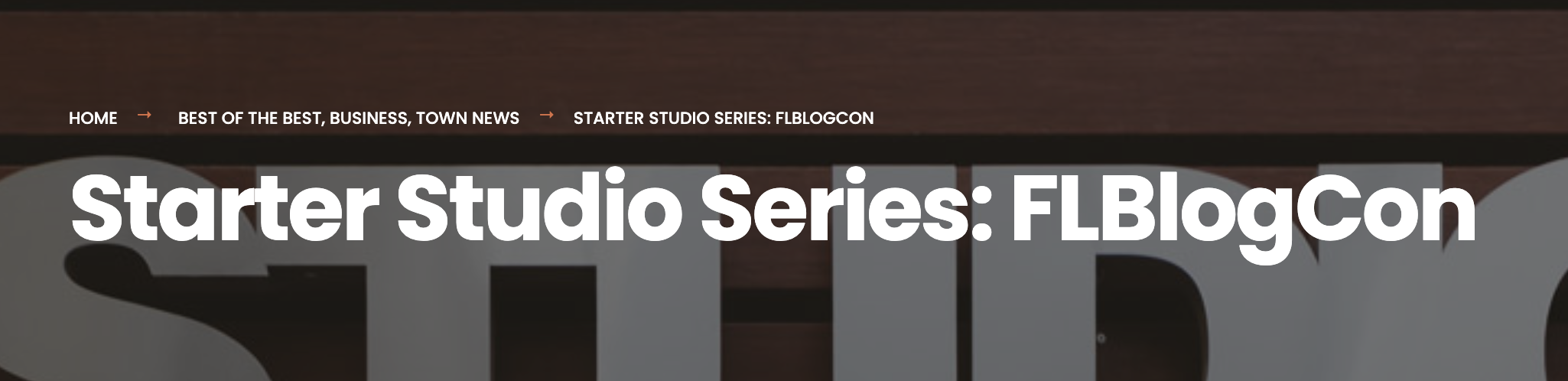 Starter Studio Series: Bess Auer’s FLBlogCon