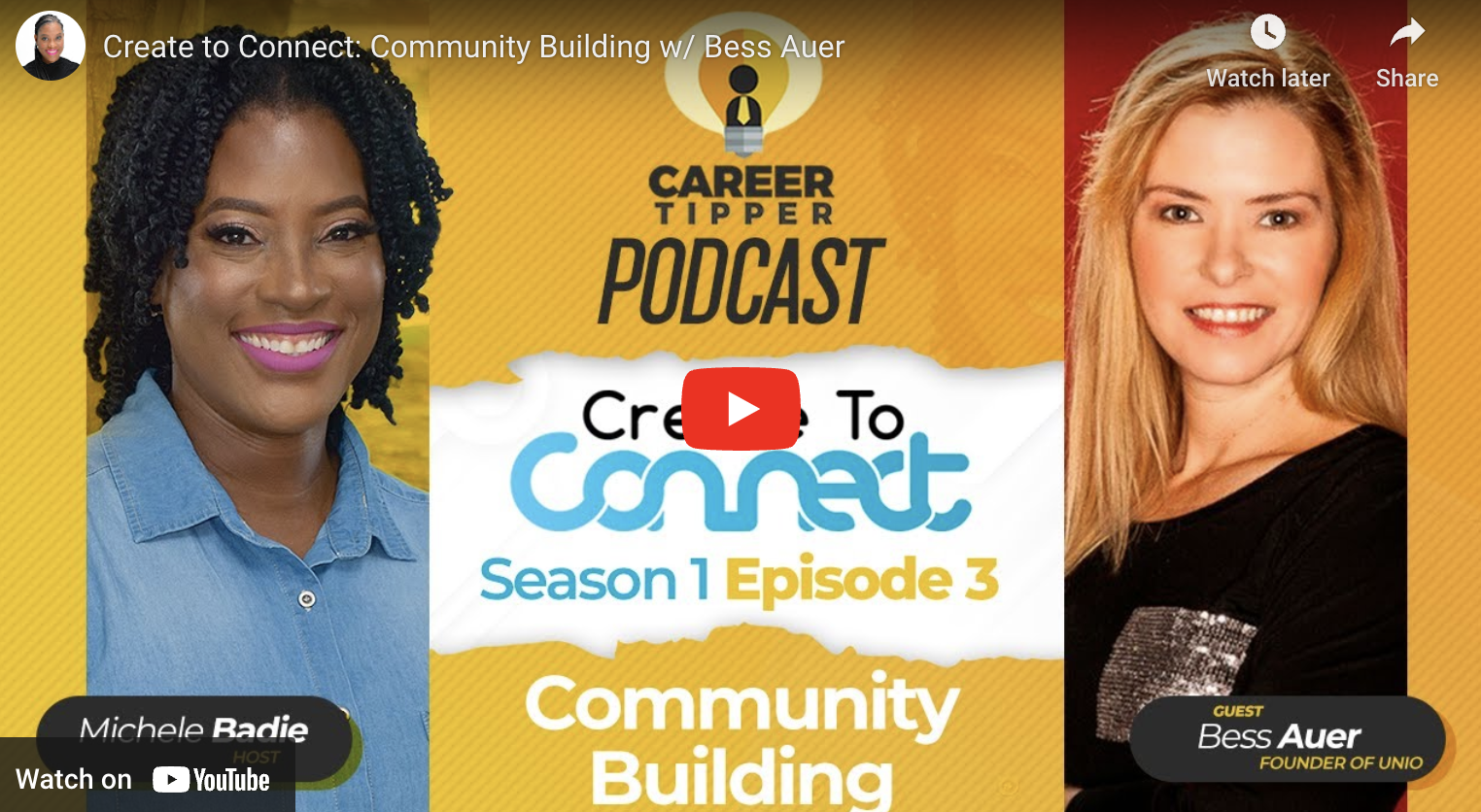 Create to Connect: Community Building w/ Bess Auer
