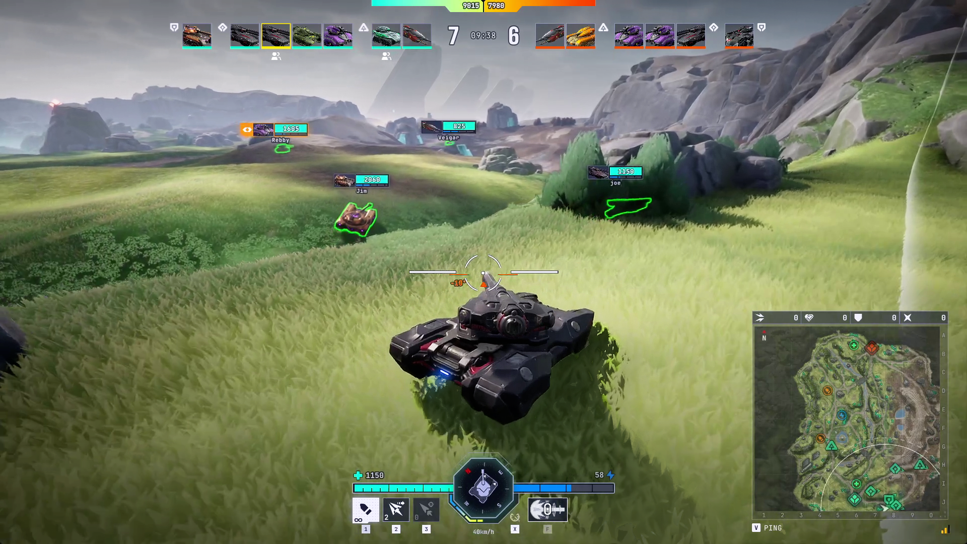 Imagem Cena de <strong>PvP</strong> tank shooter <strong>Tyr</strong> 1