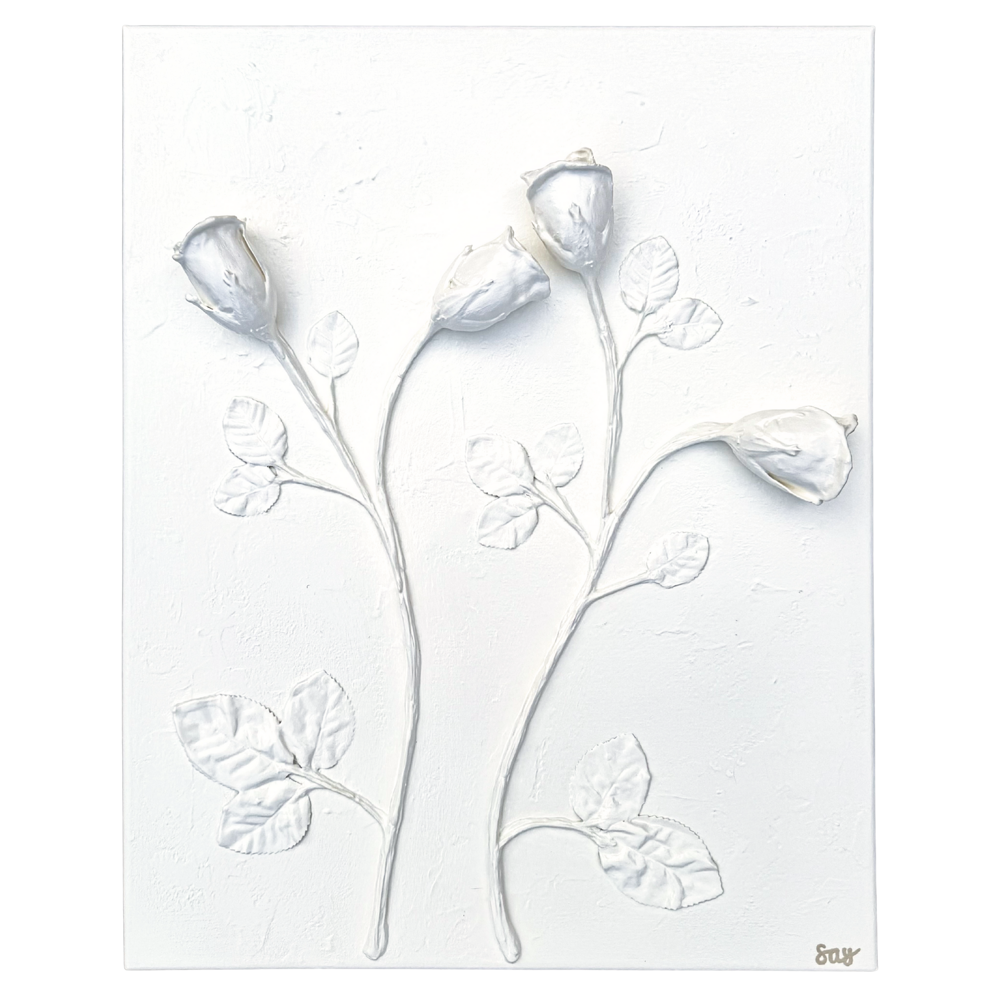 Winter White Tulips I