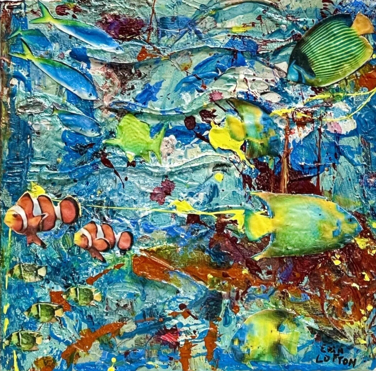 Fishes - 6x6"