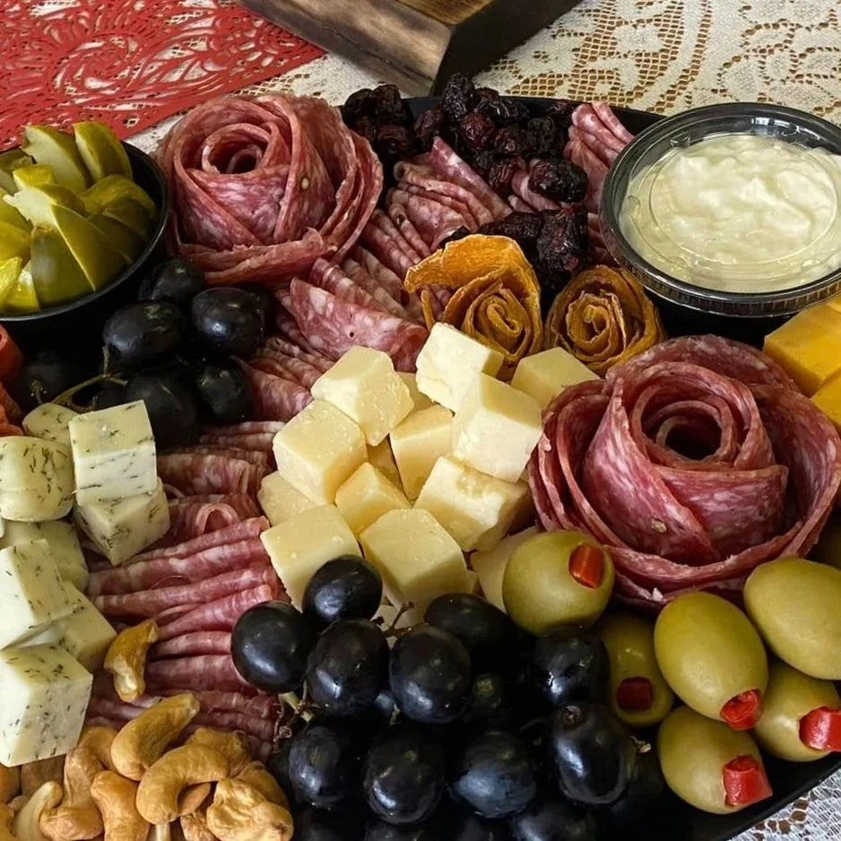 charcuterie platter at Wattle & Daub