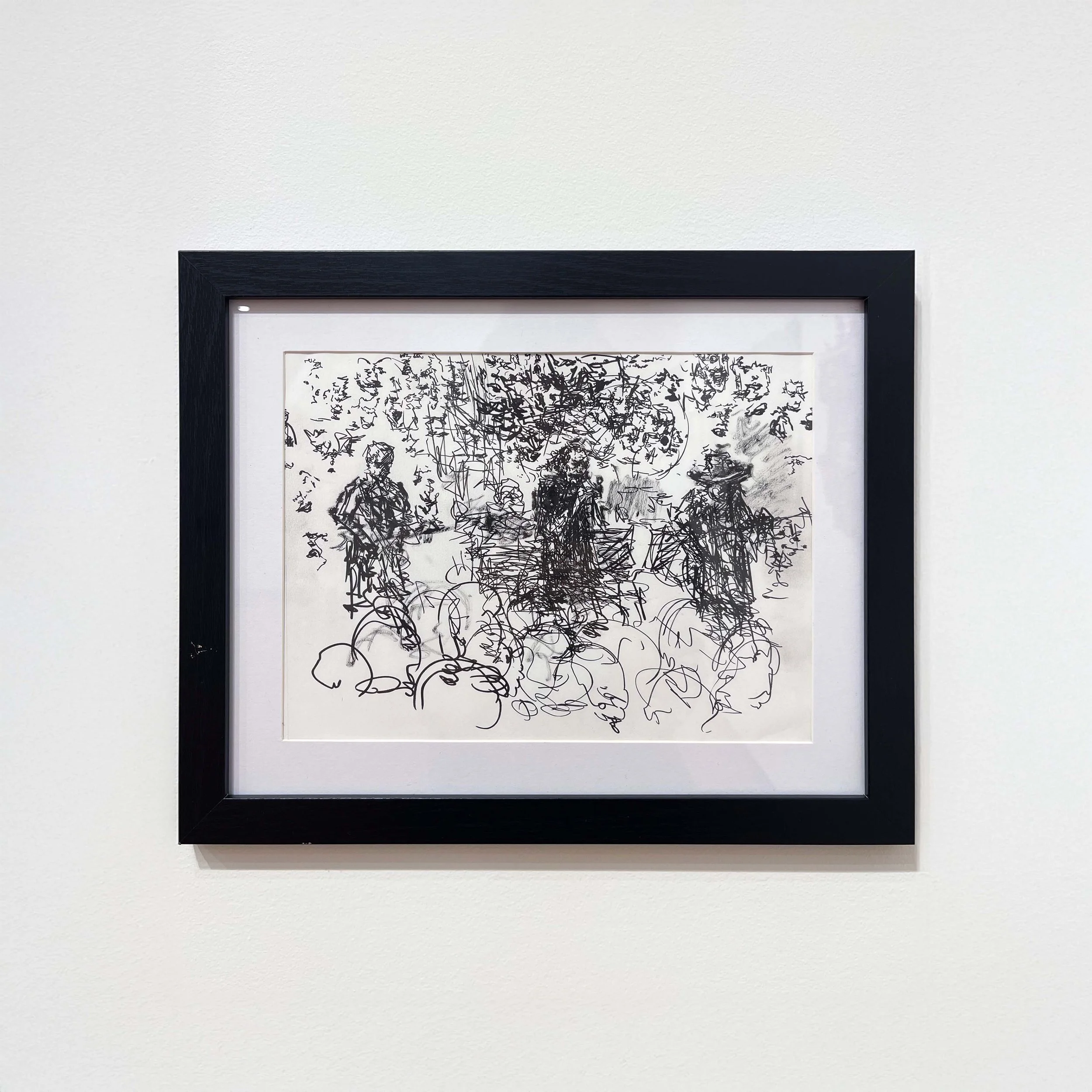 Brandon Geurts,
Tomahawk at 9:30 Club, 2026,
Ink on paper, 9” x 12”,
$250, Frame included