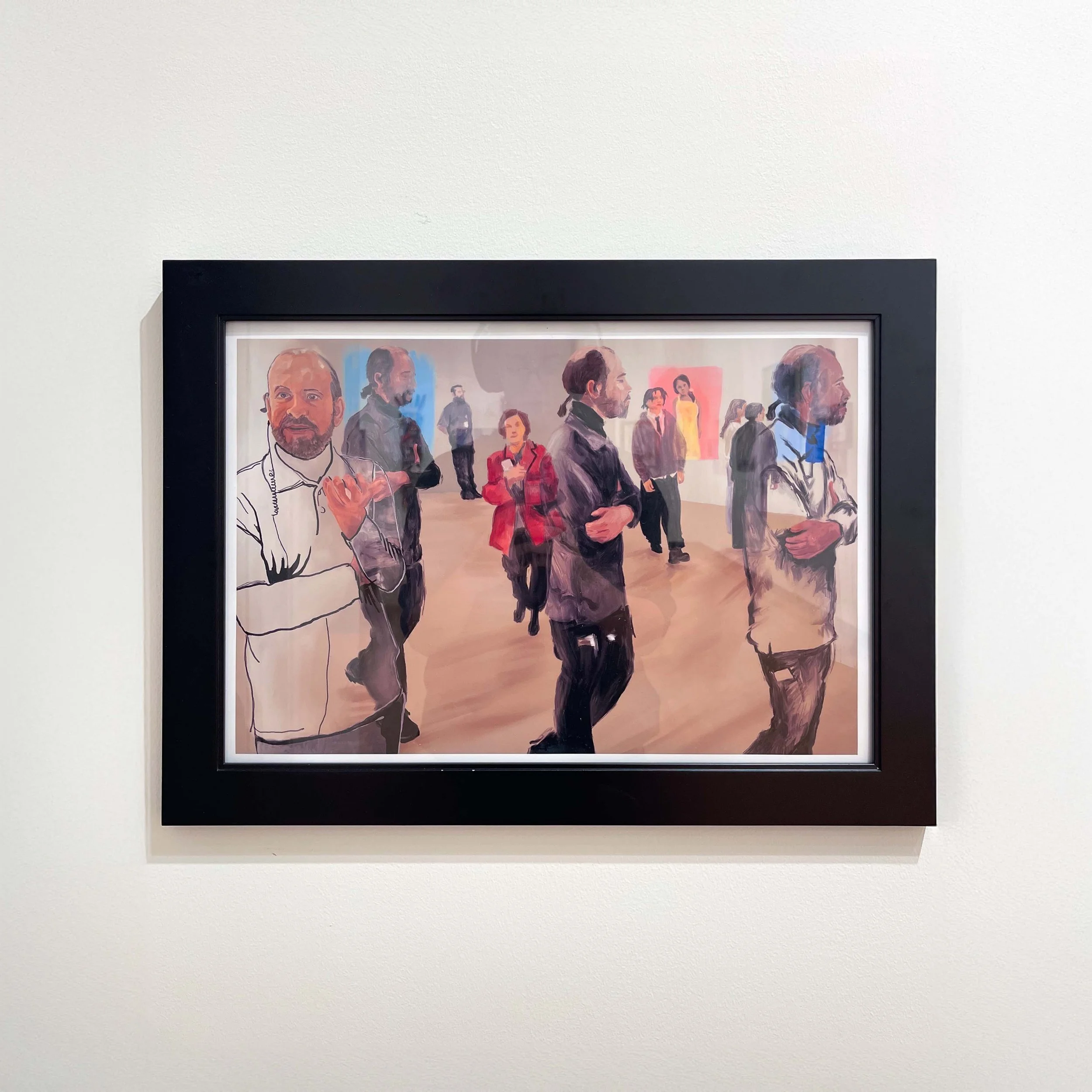 Nancy Fishel,
A Spark of Dialogue, 2026,
Digital painting, 12” x 18”,
$250, 1 of 5, Frame included
