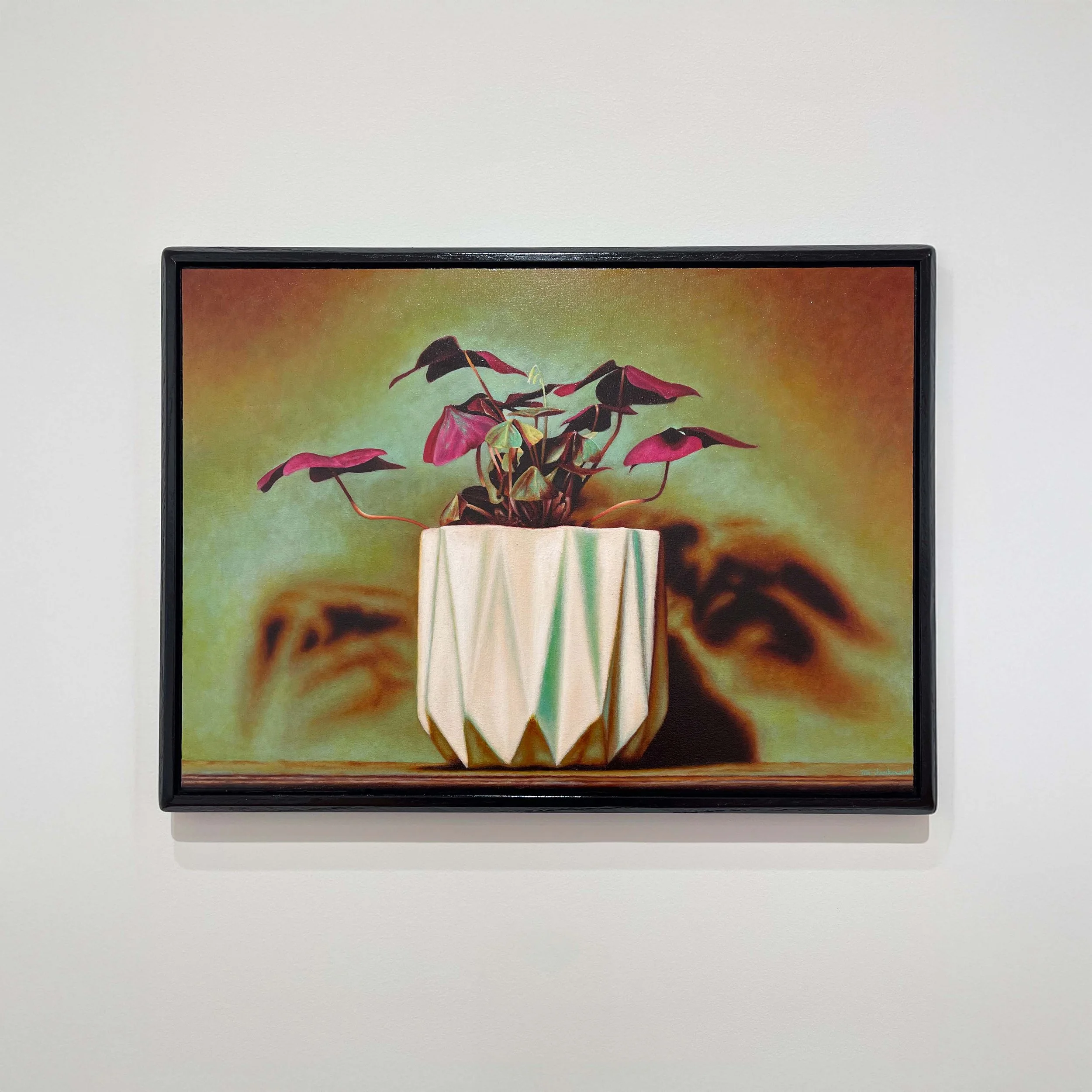 Tim Jankowiak,
Cast, 2026,
Oil on panel, 14” x 20”,
$1600, Frame included