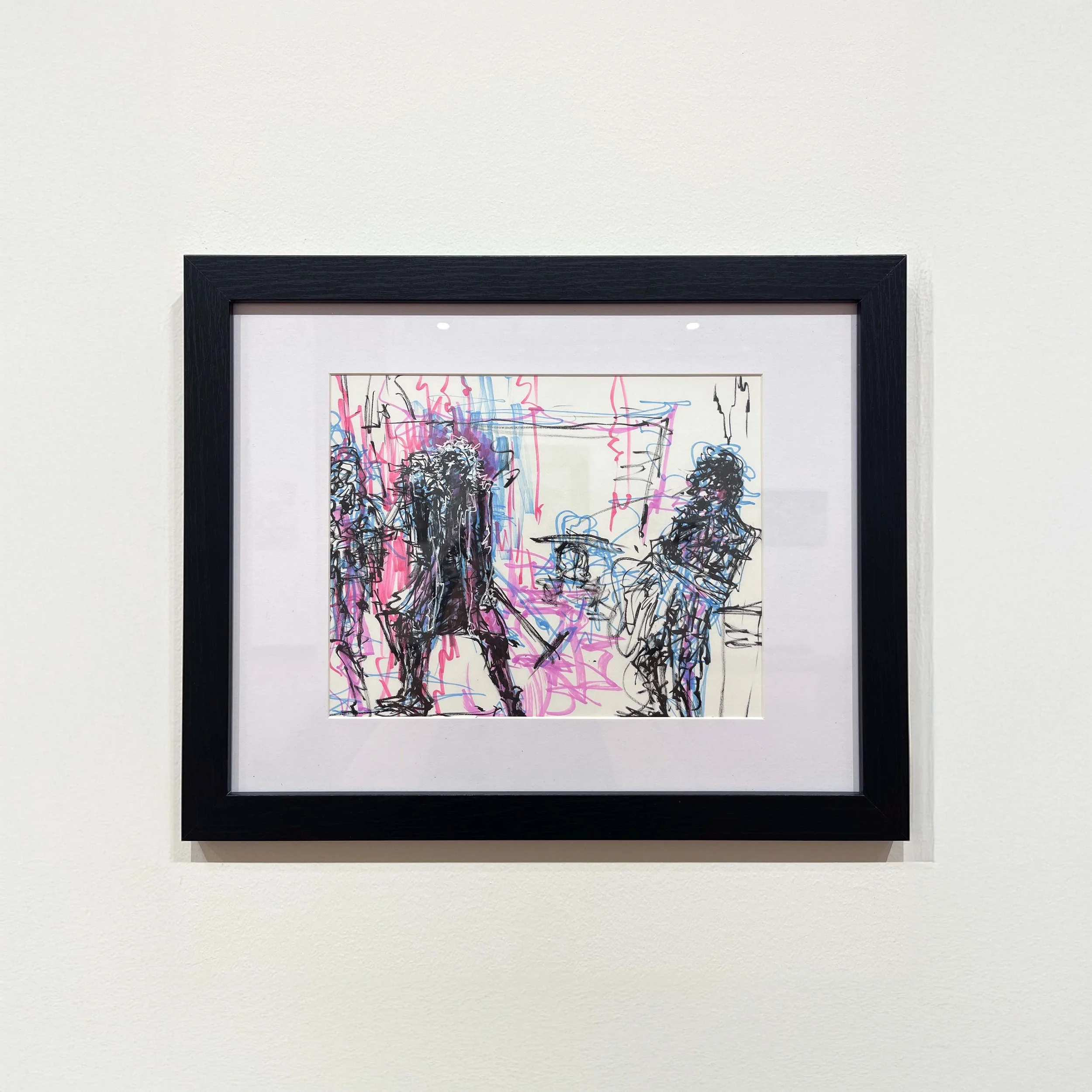 Brandon Geurts,
Lathe of Heaven at Metro Gallery, 2025,
Marker and ink on paper, 9” x 12”,
$250, Frame included