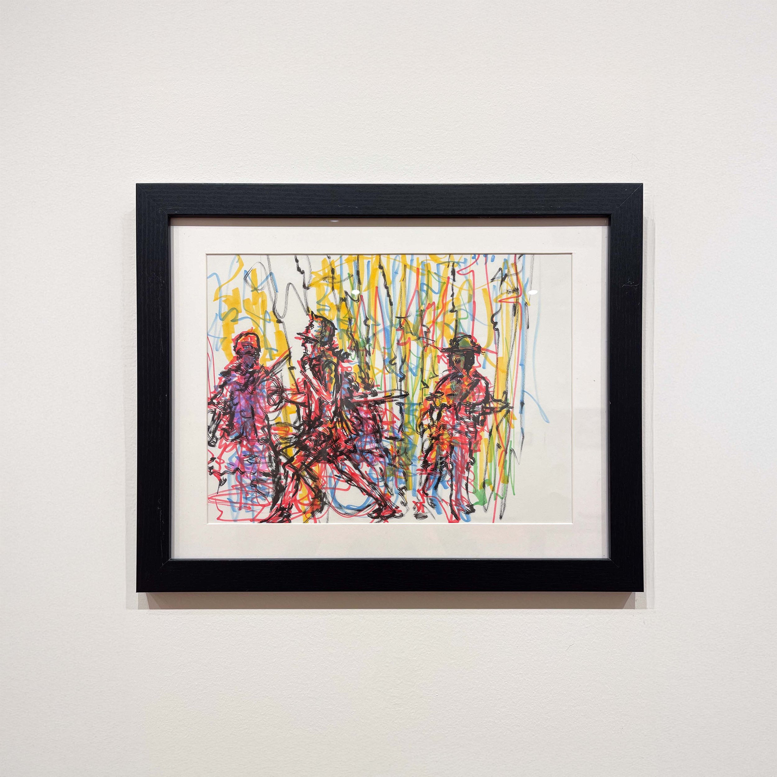 Brandon Geurts,
Artificial Go at Metro Gallery, 2025,
Marker and ink on paper, 9” x 12”,
$250, Frame included